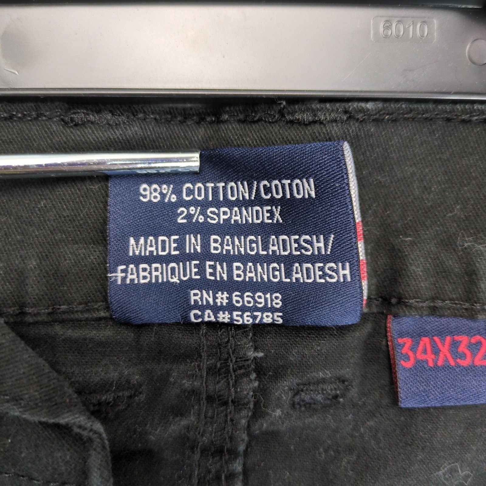 Phat Farm Vtg Y2K Phat Farm Men's 34x32 Black Stretch Denim Slim Jeans Size US 34 / EU 50 - 5 Thumbnail