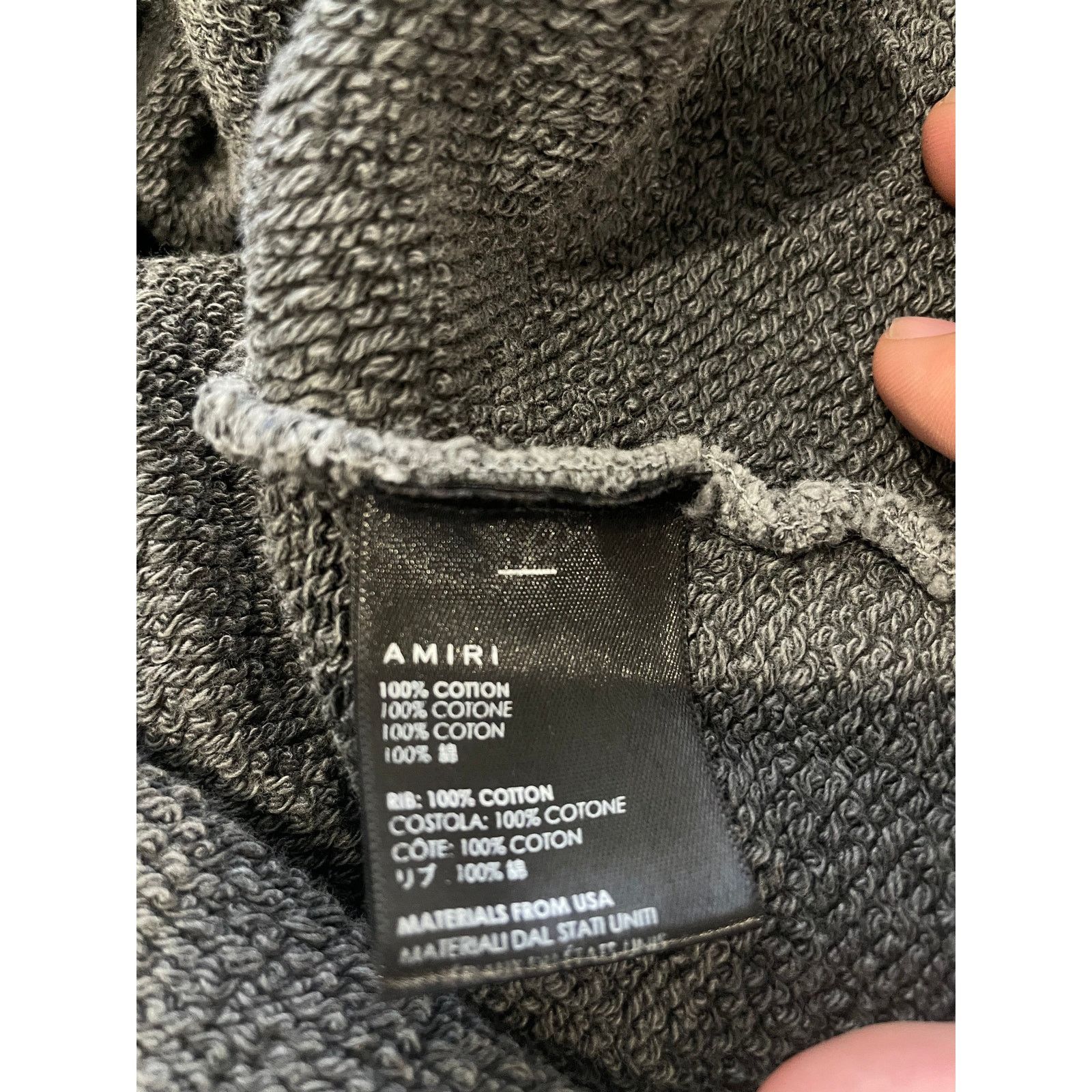 Amiri Amiri Grey Survival of the Fittest Crewneck Size M / US 6-8 / IT 42-44 - 2 Thumbnail