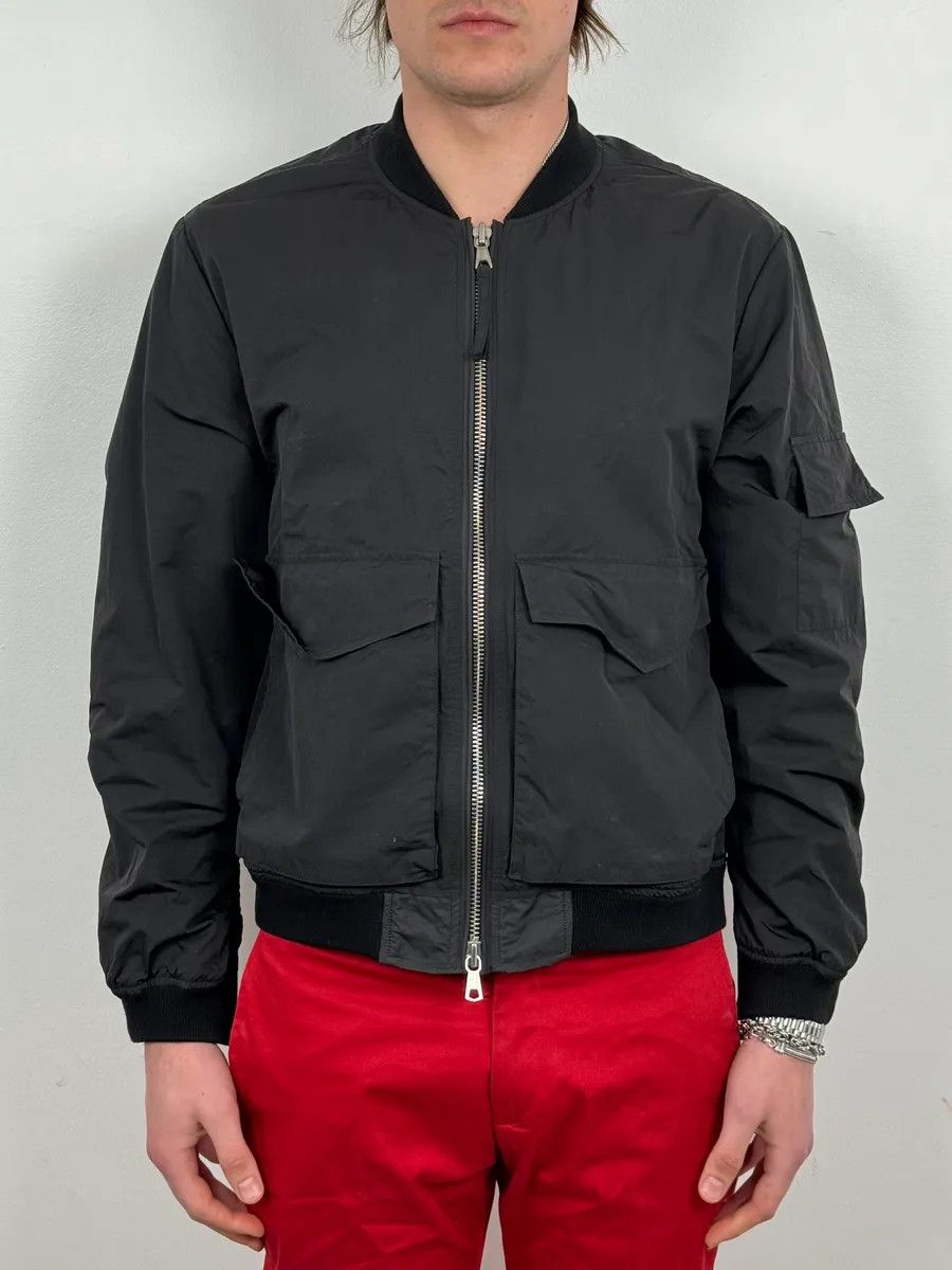 Our Legacy SS2015 Our Legacy Black Wave Light Bomber Jacket Size US M / EU 48-50 / 2 - 1 Thumbnail