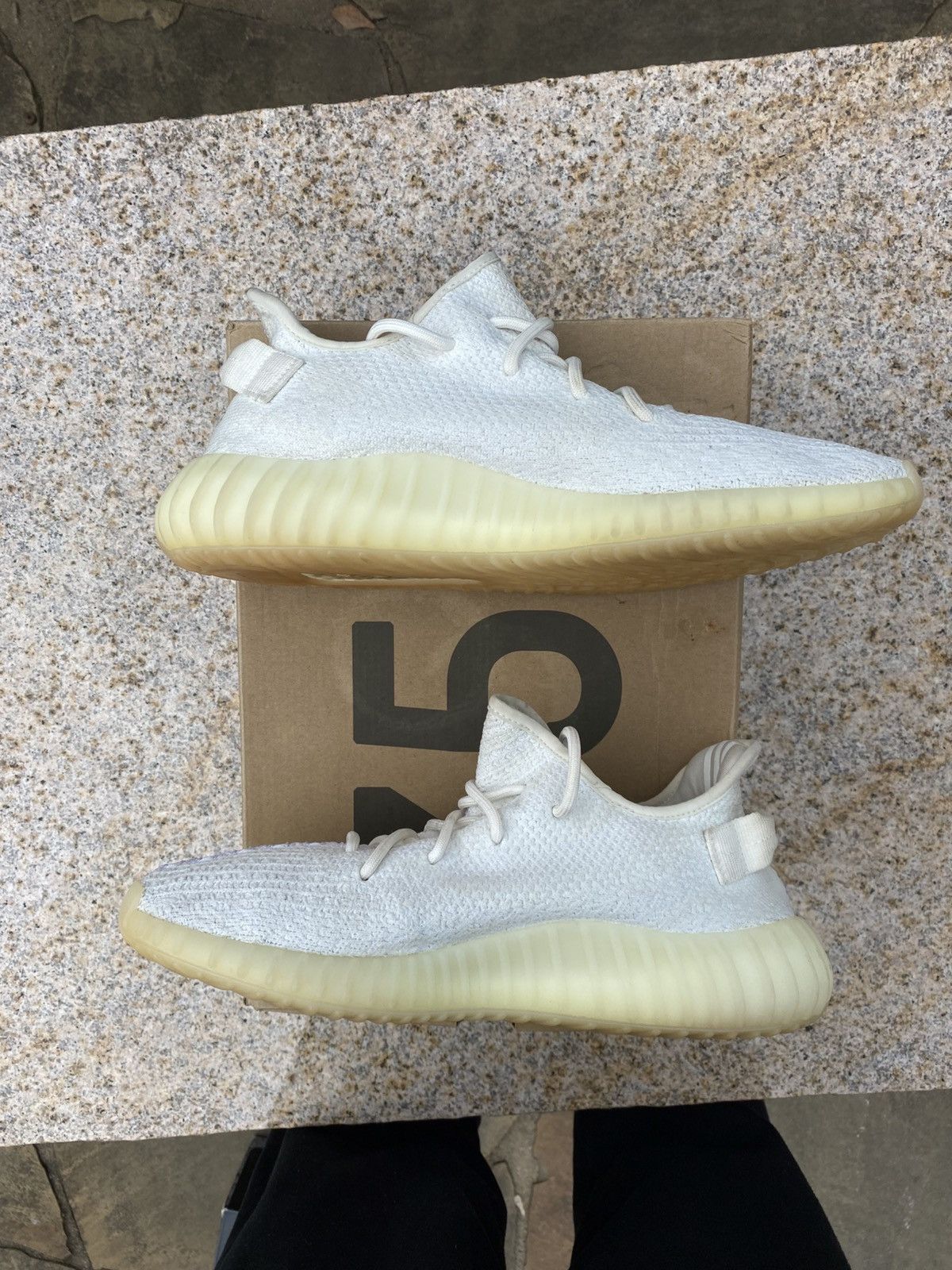 Adidas Yeezy Boost 350 V2 Cream White CP9366 Men Size 10