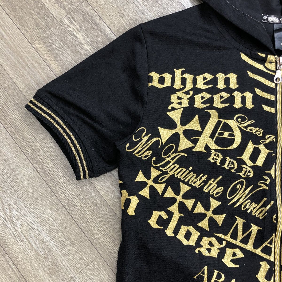 Japanese Brand × Le Grande Bleu (L.G.B.) 2000s Anawares & One Poem Tribal Goa Lgb Short Zipper Jacket Size US L / EU 52-54 / 3 - 6 Thumbnail