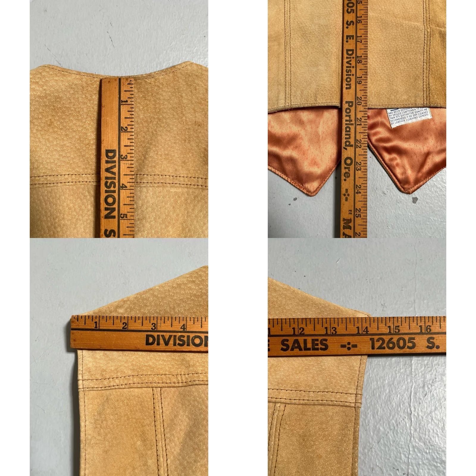 Vintage VINTAGE LL Bean Vest Leather Work Lined M Brown Unisex Adults 80s 90s Cowboy Western Americana Punk Workwear Mens Size US M / EU 48-50 / 2 - 8 Thumbnail