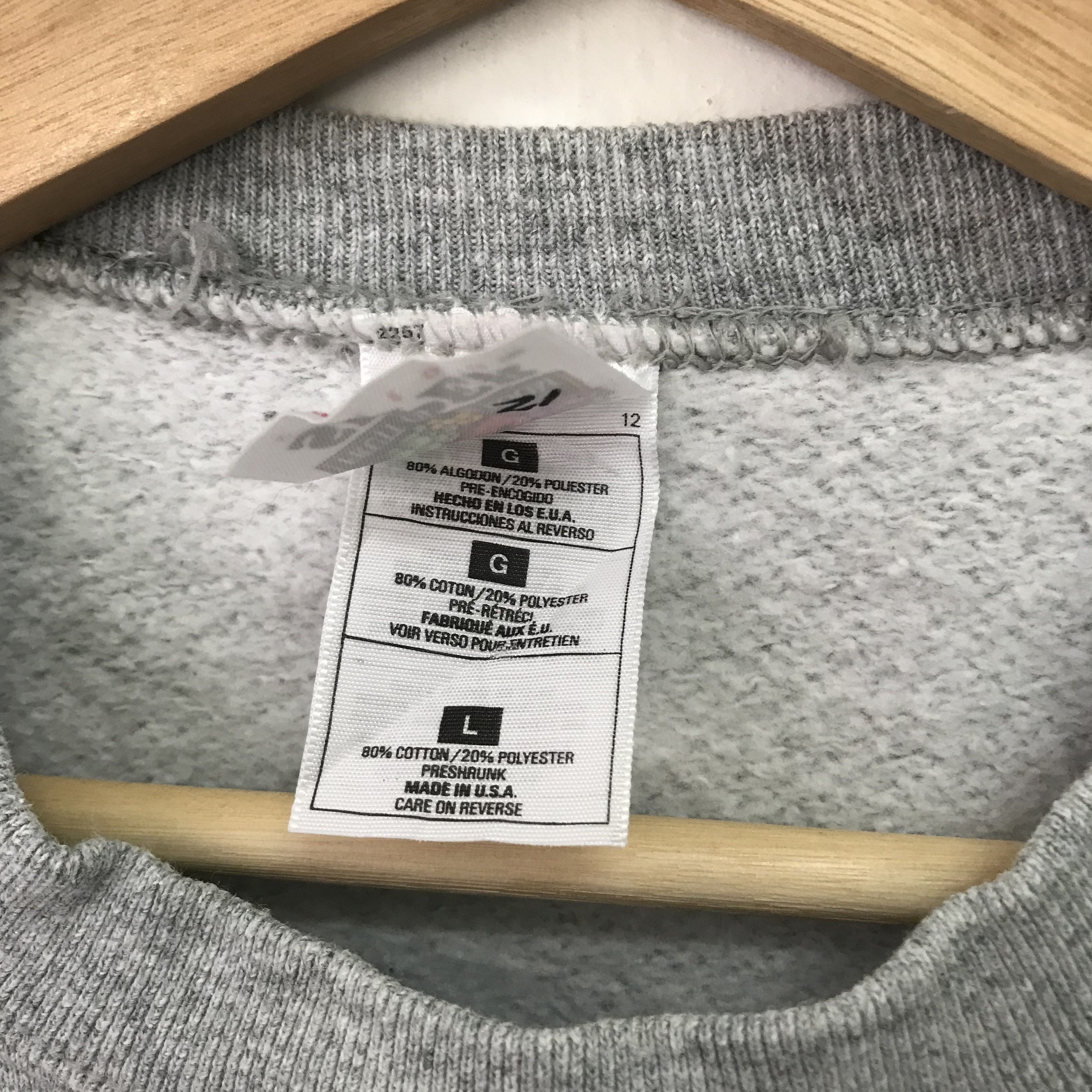 Vintage Vintage University Illinois Gray Sweatshirt - 453 Size US L / EU 52-54 / 3 - 9 Thumbnail