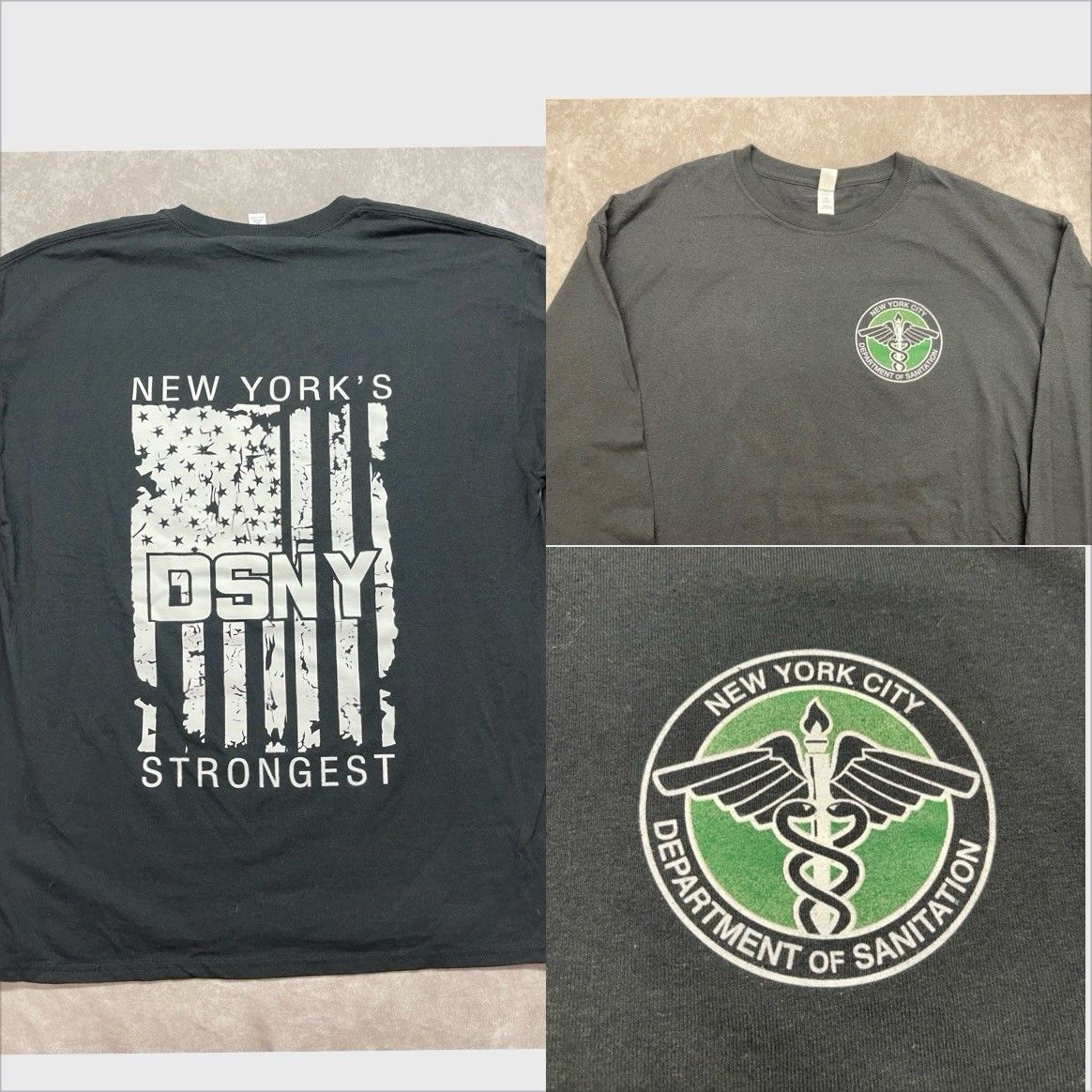 Other DSNY New York City Sanitation "New York's Strongest" Long Sl Size US XL / EU 56 / 4 - 1 Thumbnail