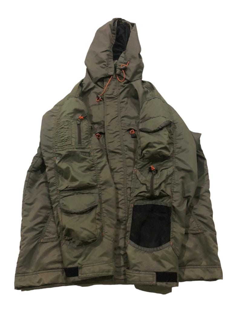 Airwalk × Japanese Brand Airwalk Nylon Cargo Jacket Rare Design Sunfaded Size US M / EU 48-50 / 2 - 5 Thumbnail