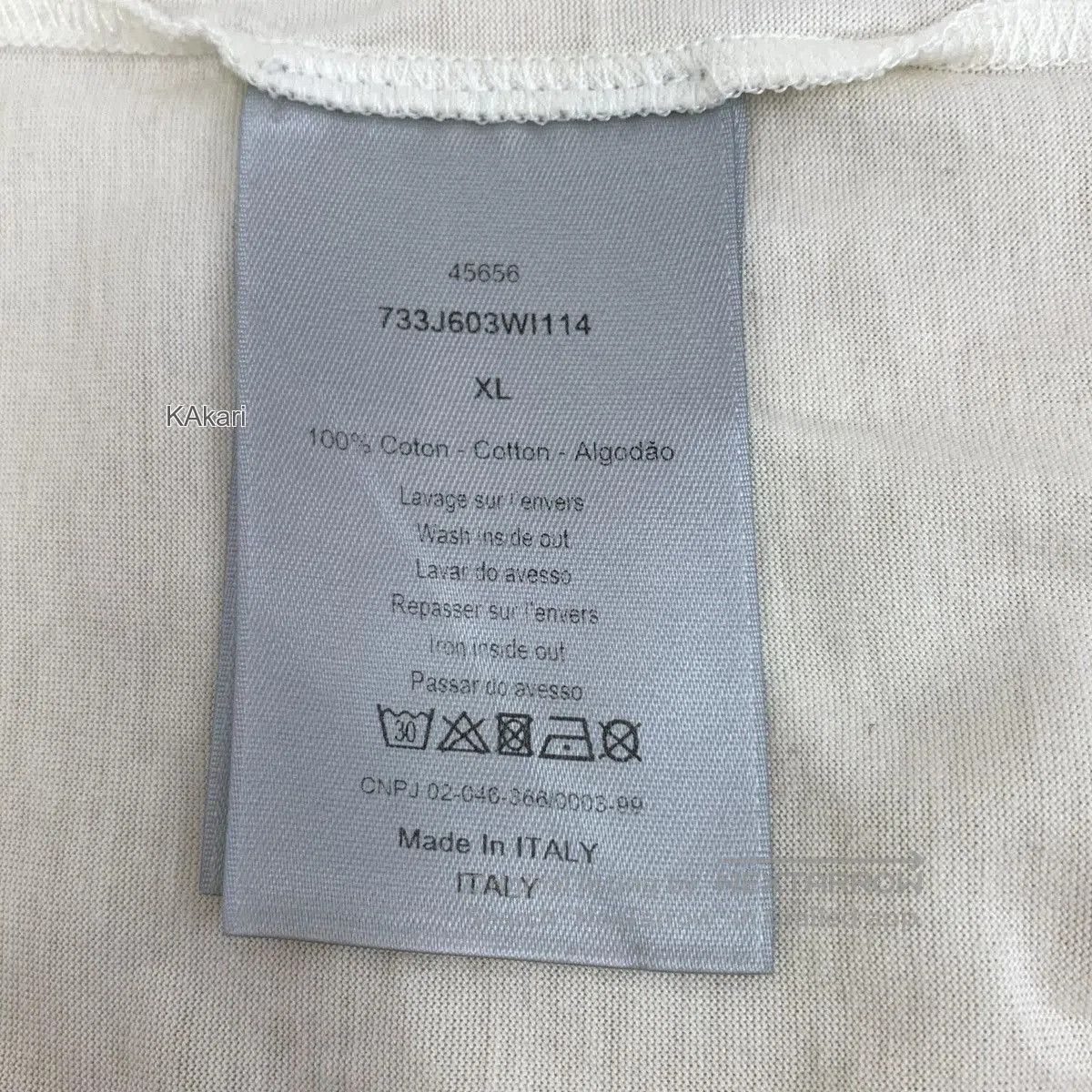 Dior White Short Sleeve Graphic Print T. Size US XL / EU 56 / 4 - 7 Thumbnail