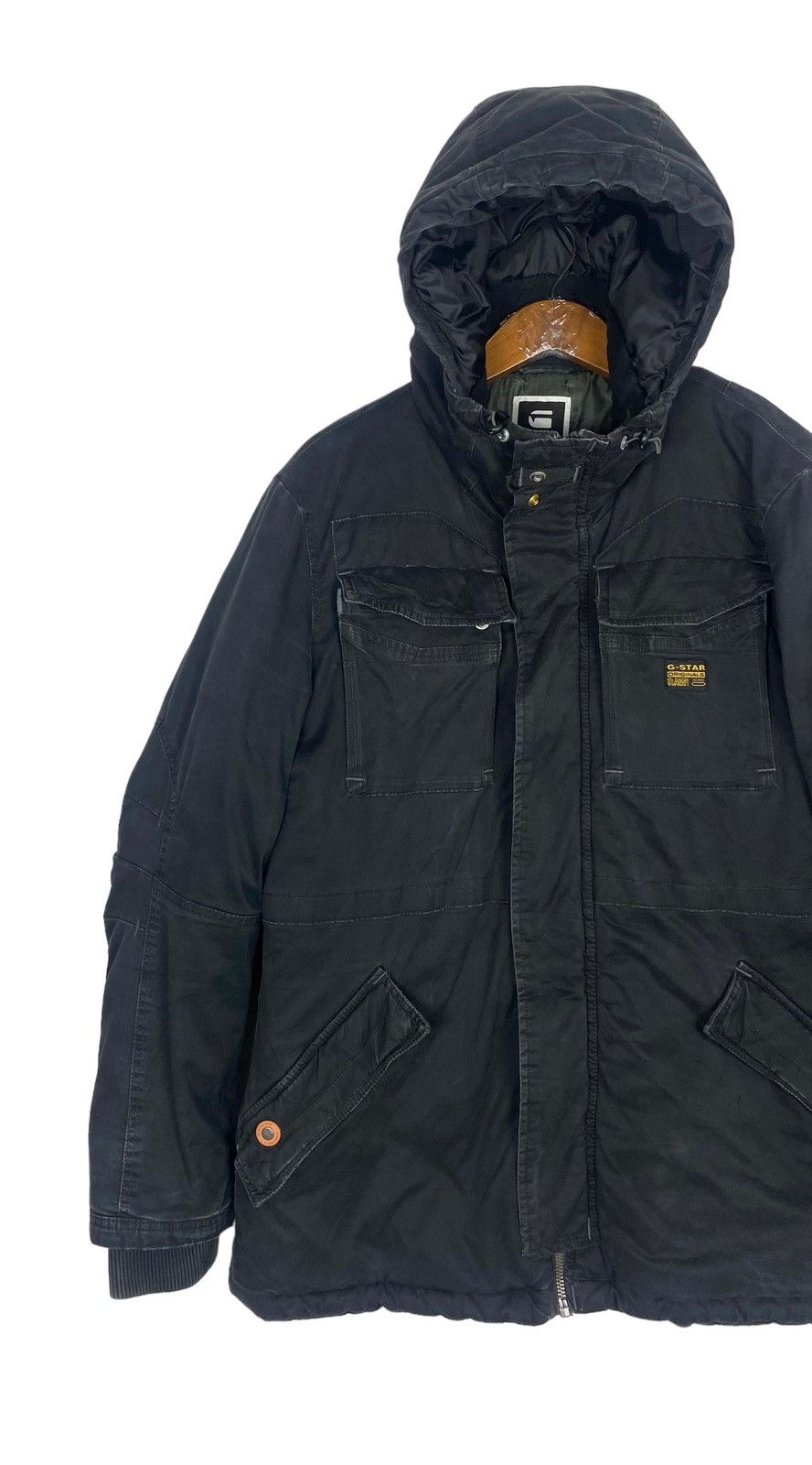 G-Star Rare‼️ G-Star Raw Denim Utility Bomber Jacket Size US L / EU 52-54 / 3 - 3 Thumbnail