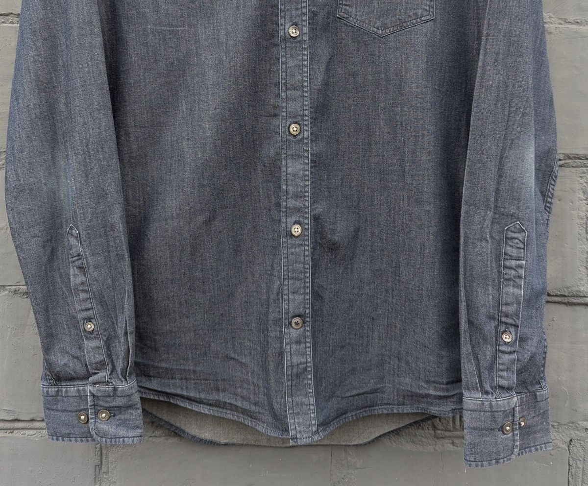 NN07 Navy blue NN07 Denim Button-up Pocket Shirt Size US M / EU 48-50 / 2 - 4 Thumbnail
