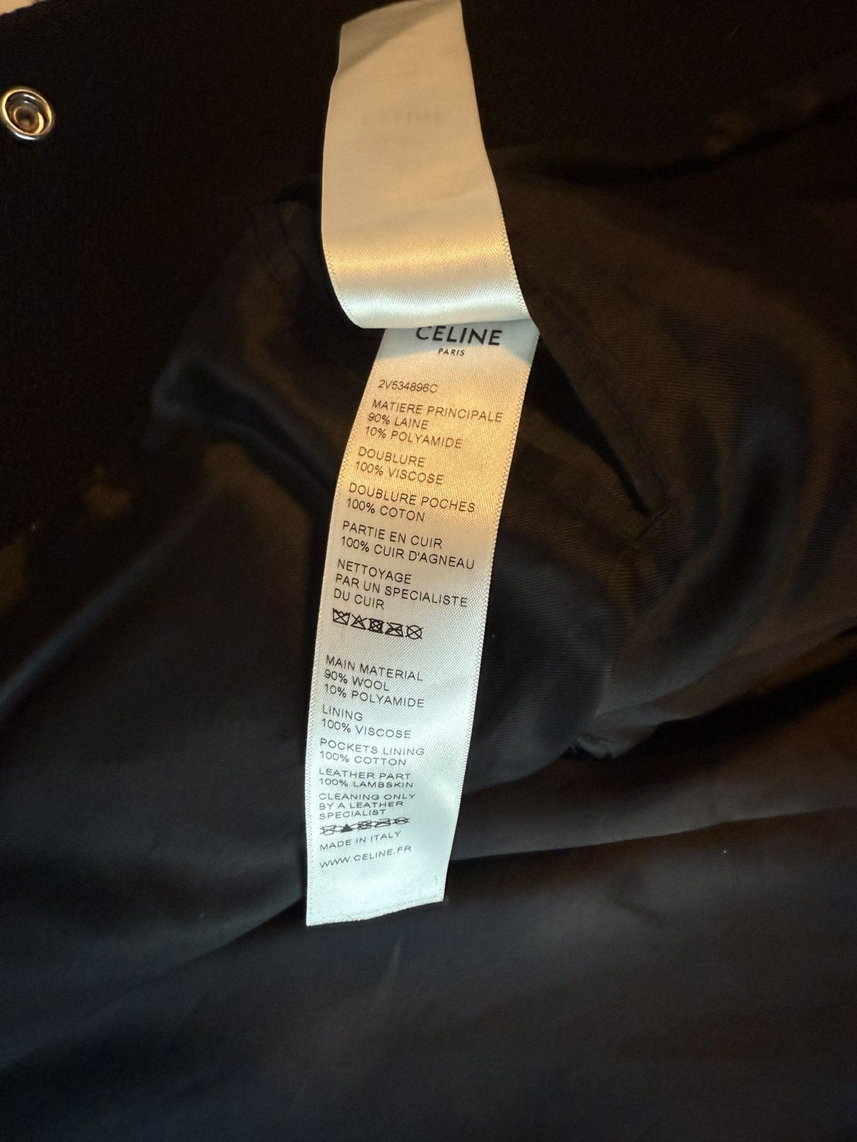 Celine Hedi Slimane Celine 2019 OG Lambskin Western Teddy Jacket Size US M / EU 48-50 / 2 - 8 Thumbnail