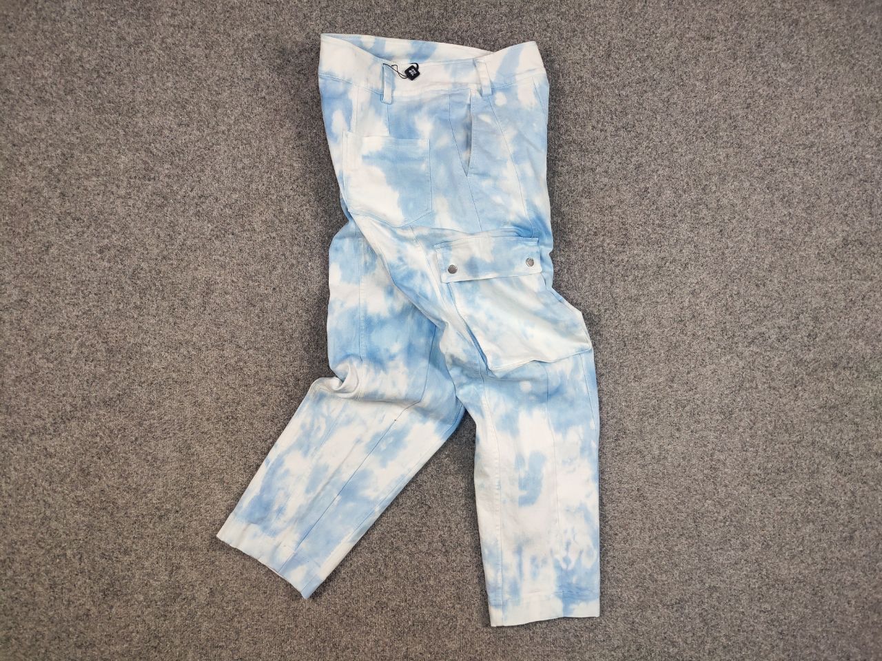CHENPENG Chen Peng Japan Design Roman Column Trouser Blue Cargo Pants Size US 32 / EU 48 - 14 Thumbnail