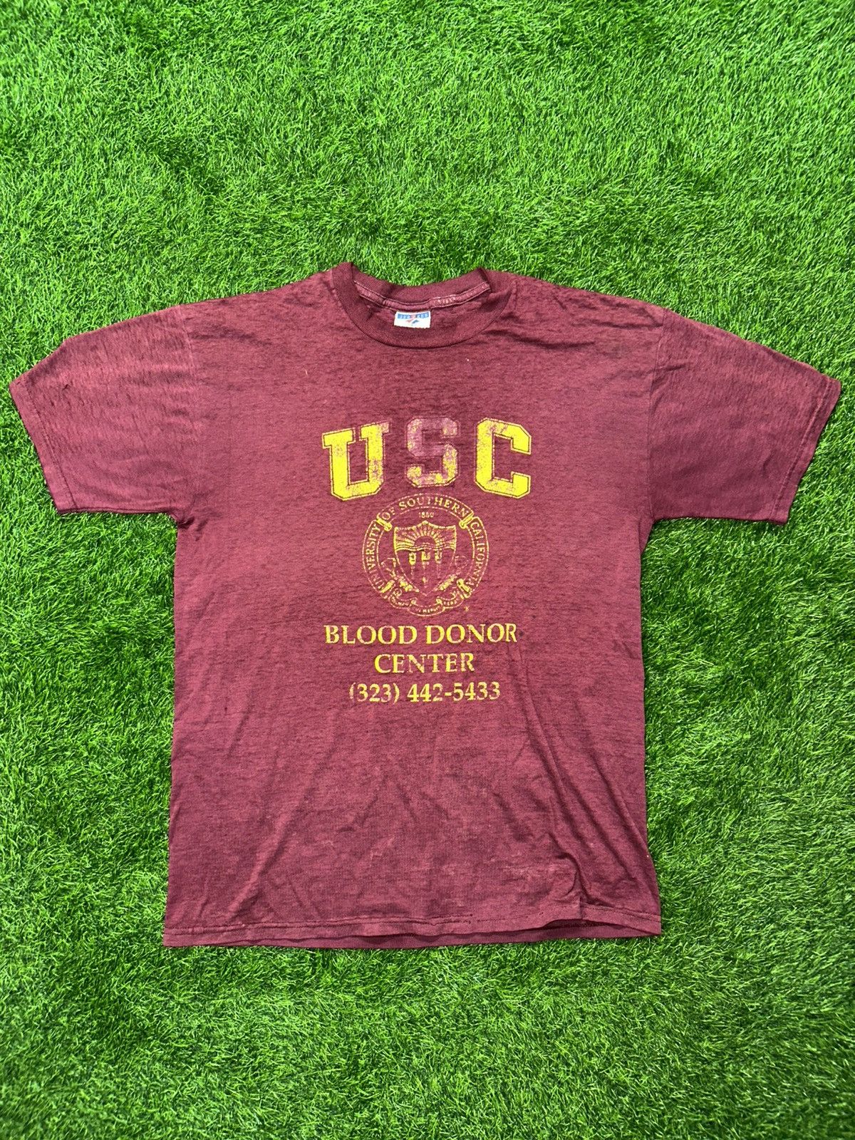 Vintage Vintage USC University Southern California Blood Donor Tee L Size US L / EU 52-54 / 3 - 1 Thumbnail
