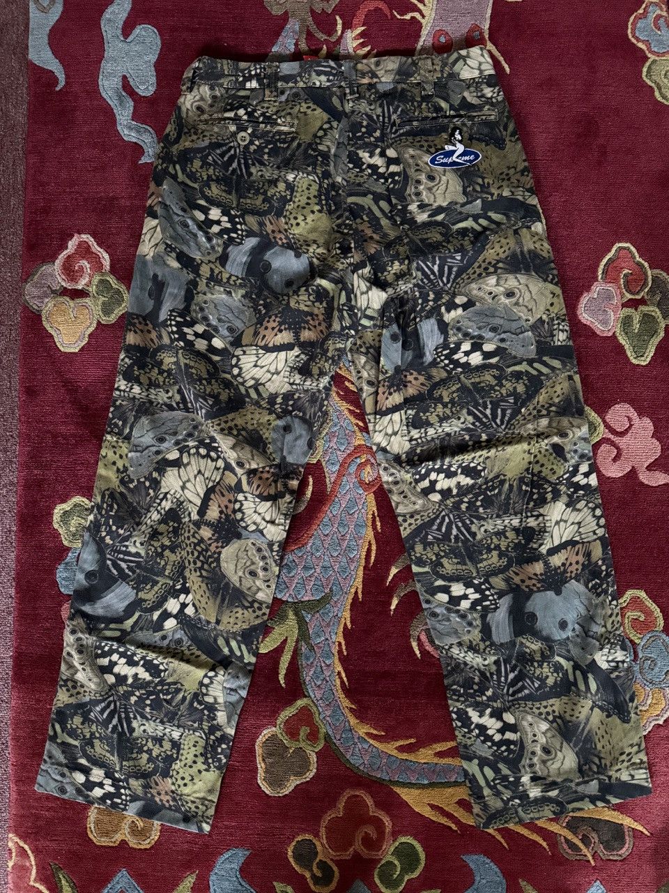 Supreme supreme chinos butterfly camo Size US 32 / EU 48 - 2 Thumbnail