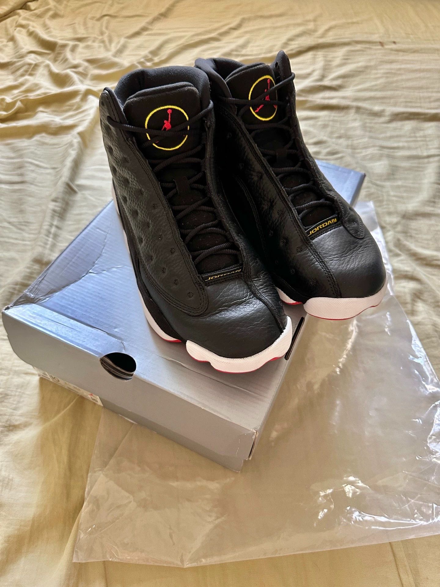 Nike Air Jordan 13 'Playoffs' 2023 Black Basketball Shoe Size US 10 / EU 43 - 8 Thumbnail