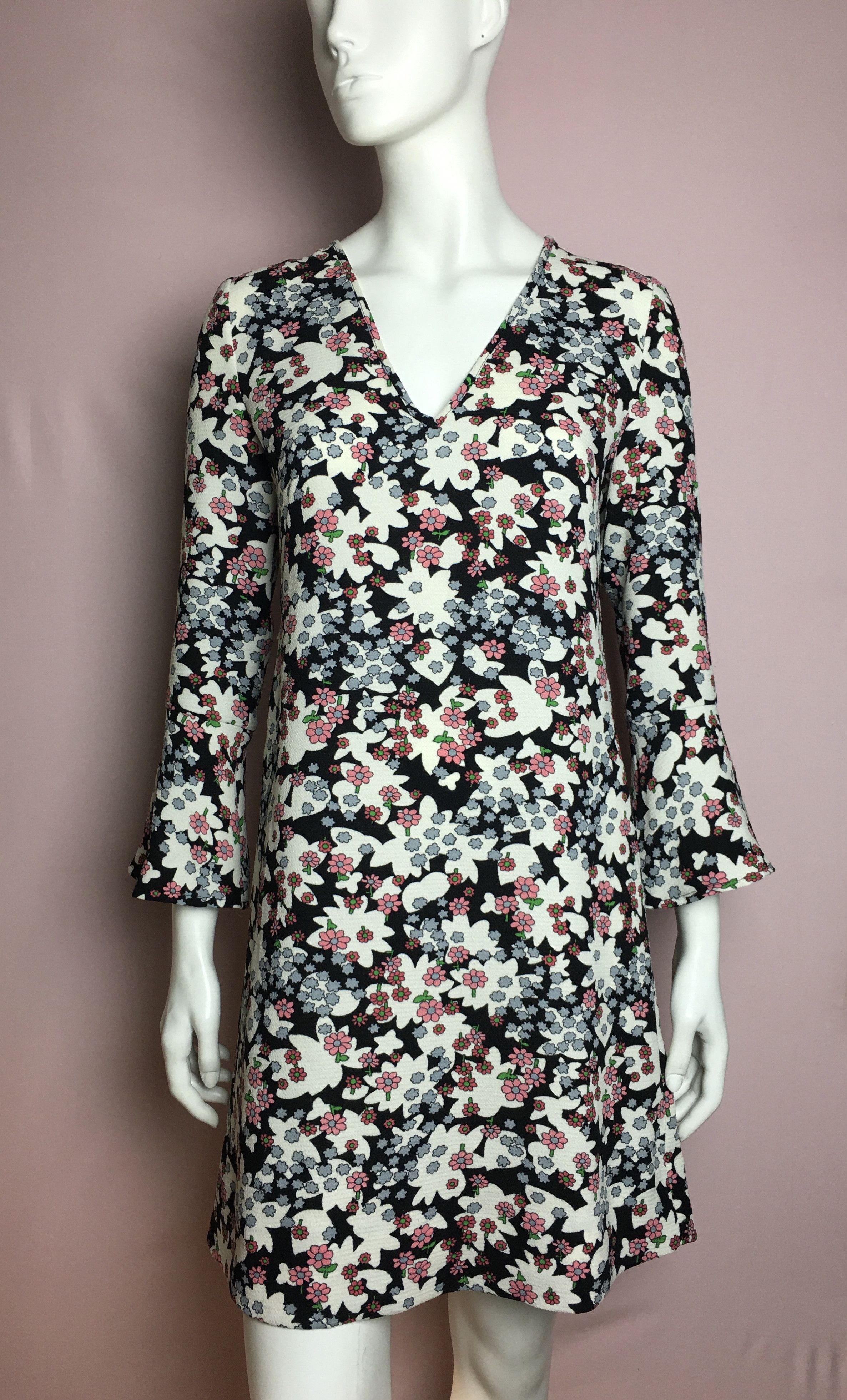 Essentiel Antwerp Essential Antwerp Ladies Black Rein 3/4 Sleeve Dress EU 34 Size XS / US 0-2 / IT 36-38 - 3 Thumbnail