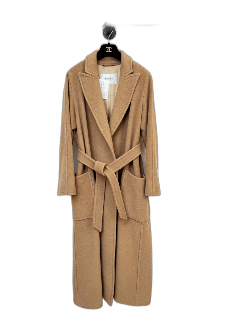 Max Mara Maxmara Camel Wool Coat 38 Size Size M / US 6-8 / IT 42-44 - 1 Thumbnail