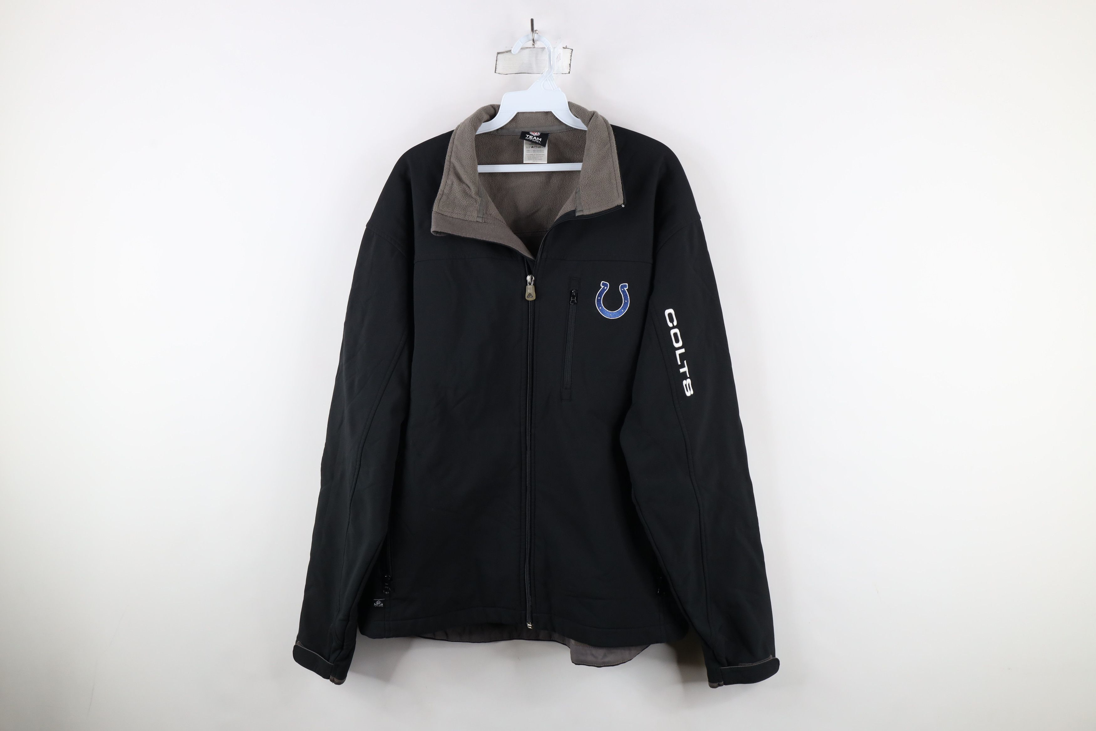 Vintage Vintage Y2K NFL Indianapolis Football Soft Shell Jacket Size US XL / EU 56 / 4 - 1 Thumbnail