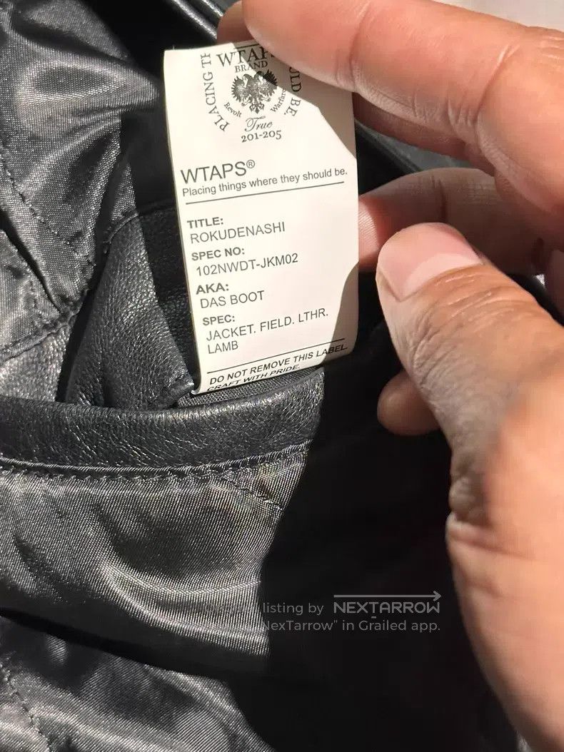 Wtaps Wtaps Sheepskin leather jacket, thick leather Size US L / EU 52-54 / 3 - 8 Thumbnail