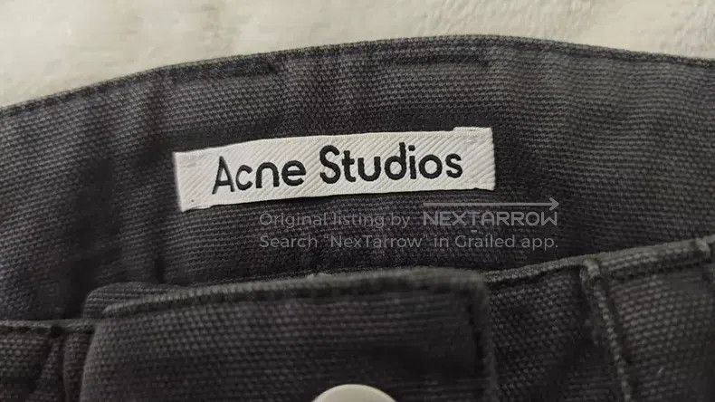 Acne Studios Acne Studios Washed and aged hot girl straight-leg work pa Size US 30 / EU 46 - 6 Thumbnail