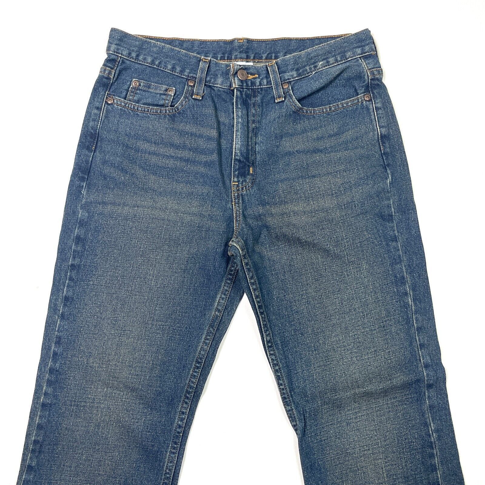 Faded Glory Faded Glory Washed Blue Denim Jeans Pants Mens size 31x28 Size US 31 - 3 Thumbnail