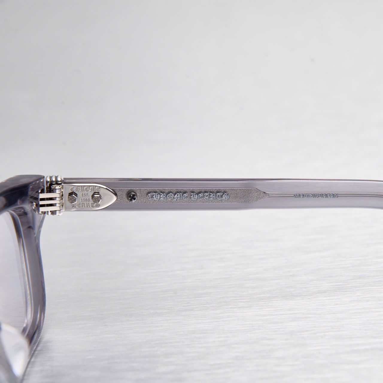 Chrome Hearts CHROME HEARTS TRYPOLEAGAIN GRAPHITE GLASSES Size ONE SIZE - 4 Thumbnail