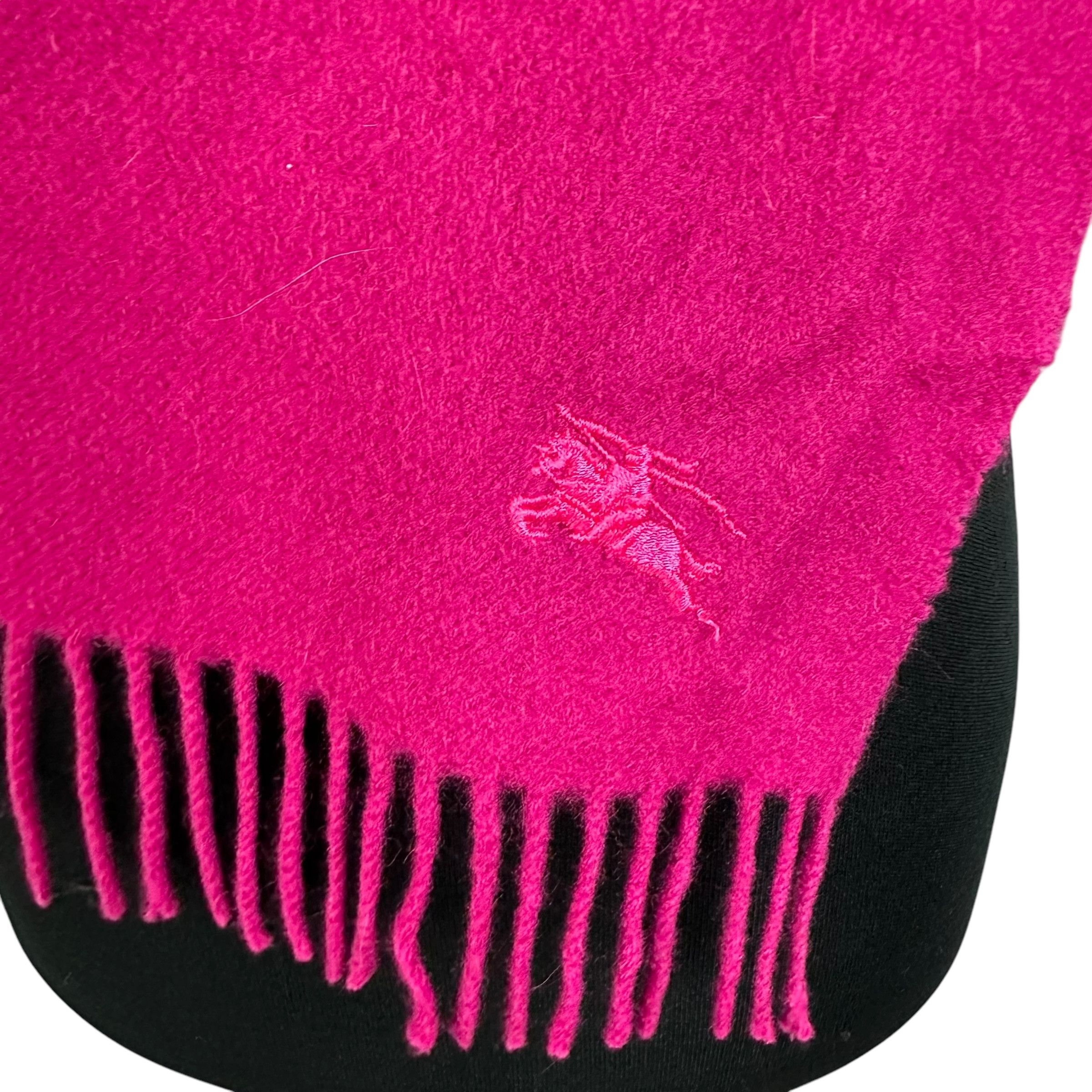 Burberry Vintage 90’s BURBERRYS Cashmere Muffler Neckwear #A65-1550 Size ONE SIZE - 5 Thumbnail
