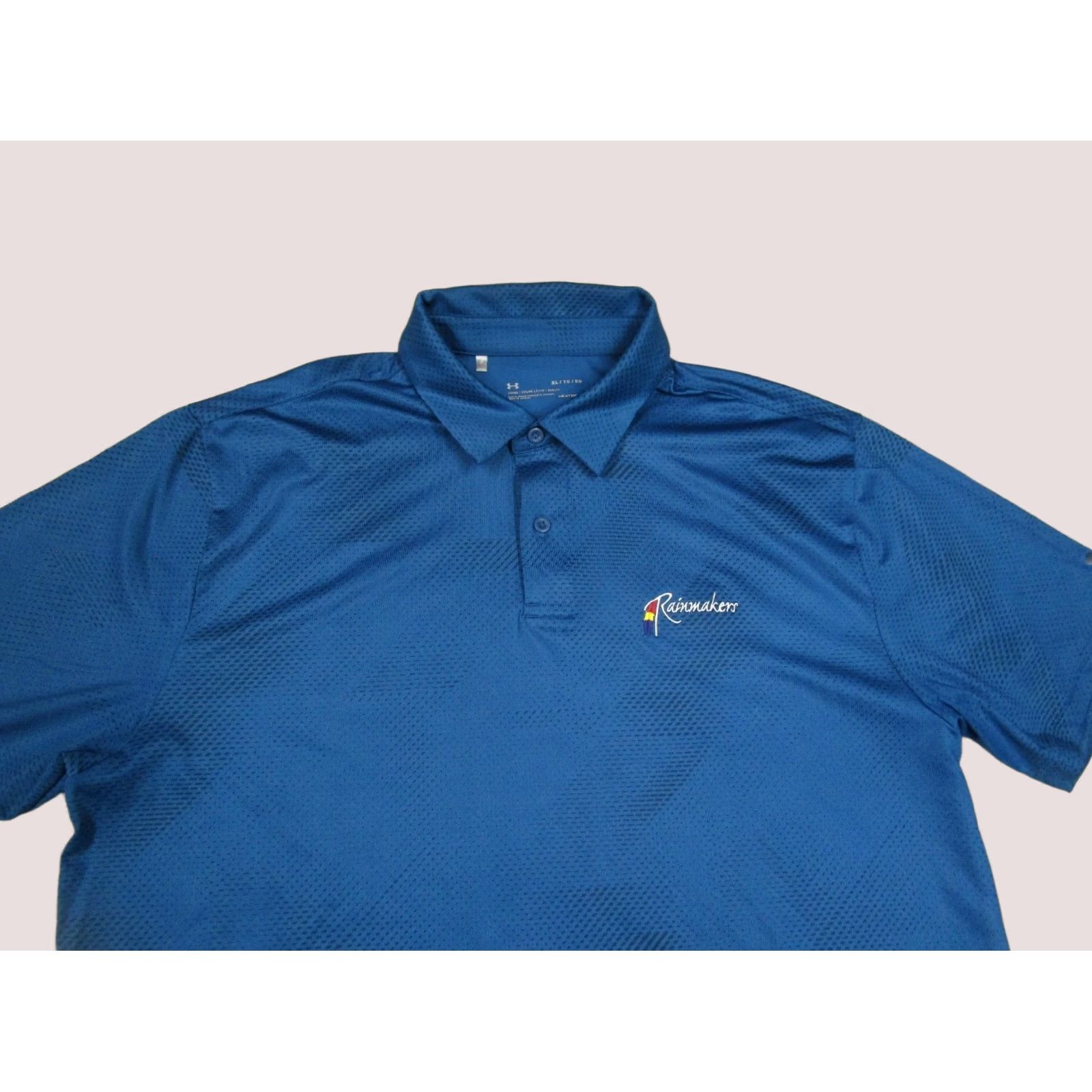 Under Armour Under Armour Polo Shirt Men XL Blue Geometric Performance Rainmaker Golf Course Size US XL / EU 56 / 4 - 1 Thumbnail