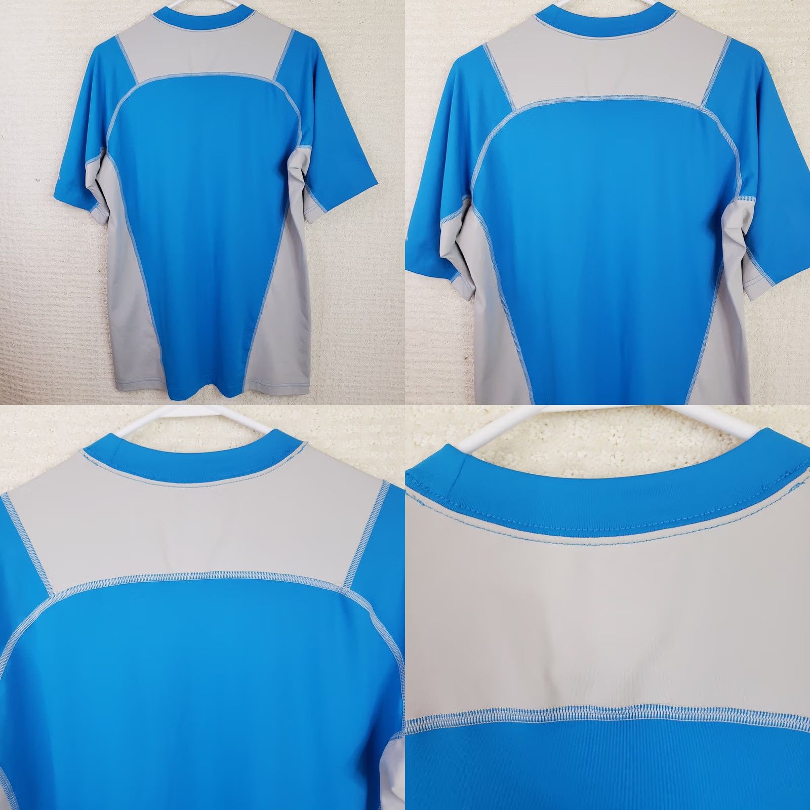 Vintage Columbia PFG Omni Shade Blue Shirt Men L Rash Guard Swim Surfing Fishing Paddle Size US L / EU 52-54 / 3 - 8 Thumbnail