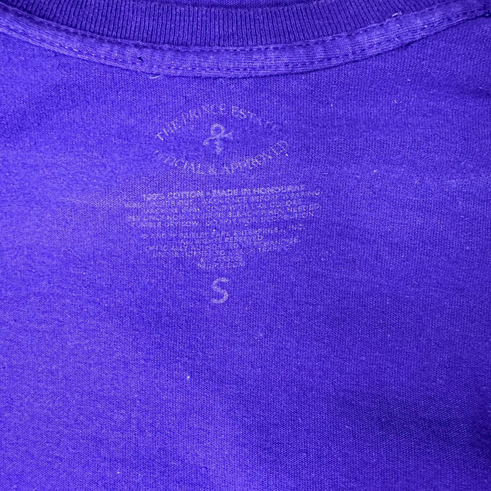 Vintage Prince Purple Rain Short Sleeve Crew Neck Tee Size Small Size US S / EU 44-46 / 1 - 4 Thumbnail
