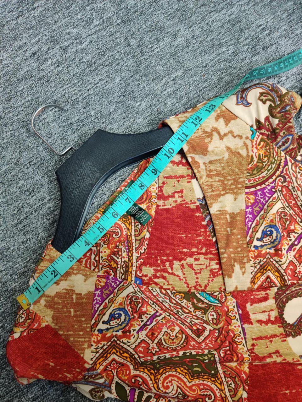 Ralph Lauren Vintage Ralph Lauren Petite Paisley Wrap Dress Size XS / US 0-2 / IT 36-38 - 16 Thumbnail
