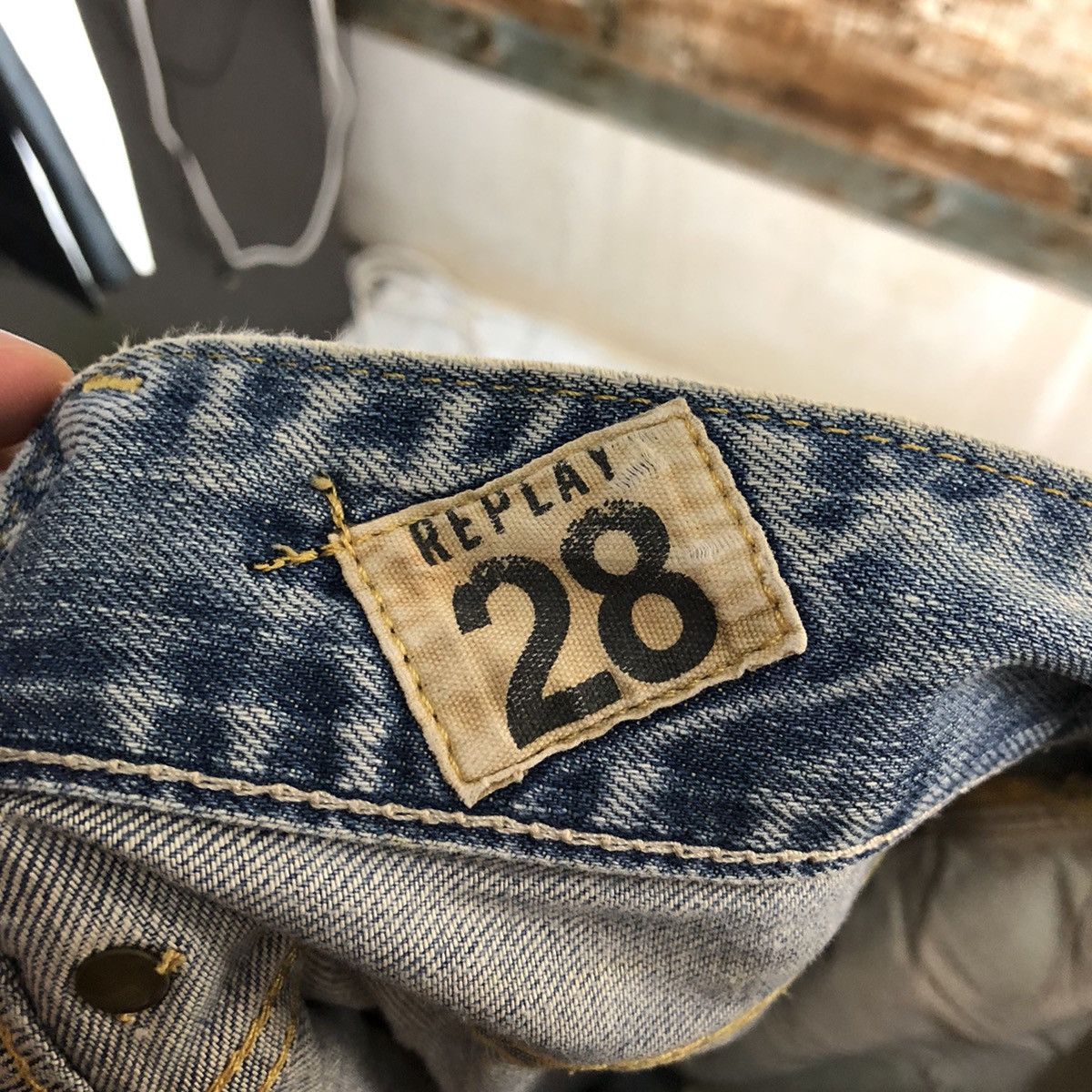 Replay Replay Blue Distressed Denim Pants #A2392 Size US 28 / EU 44 - 20 Thumbnail
