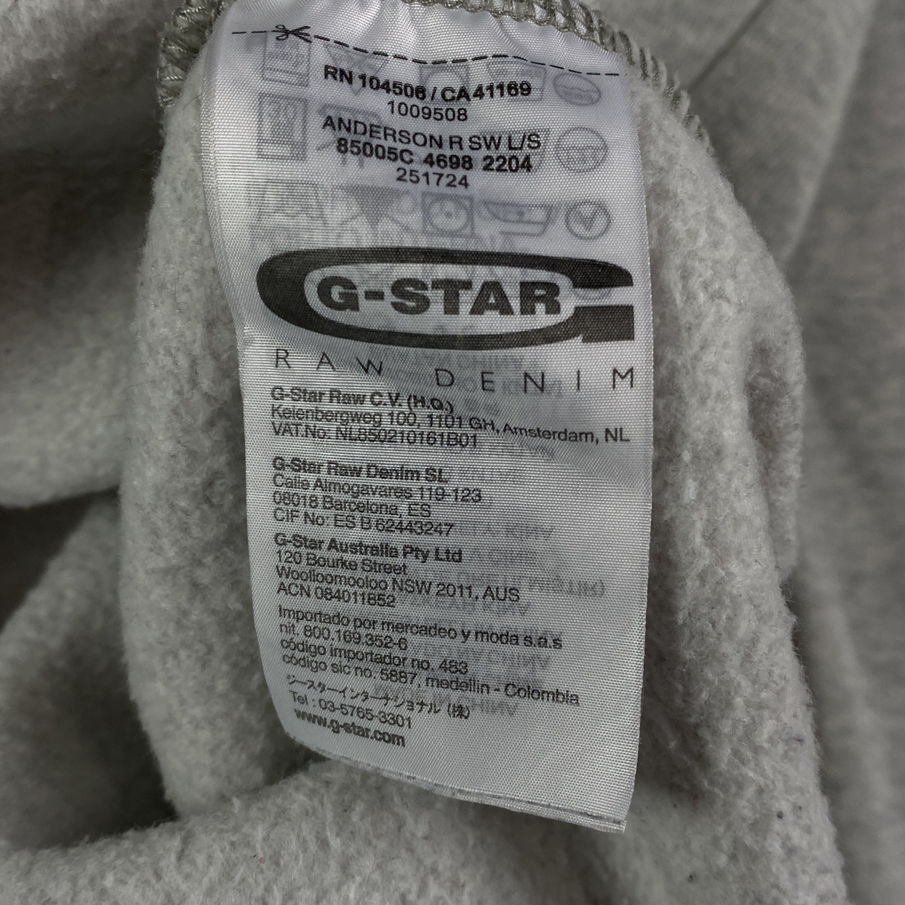 G-Star Mens Sweatshirts G-Star RAW Size XXL/2XL Cotton Size US XXL / EU 58 / 5 - 6 Thumbnail