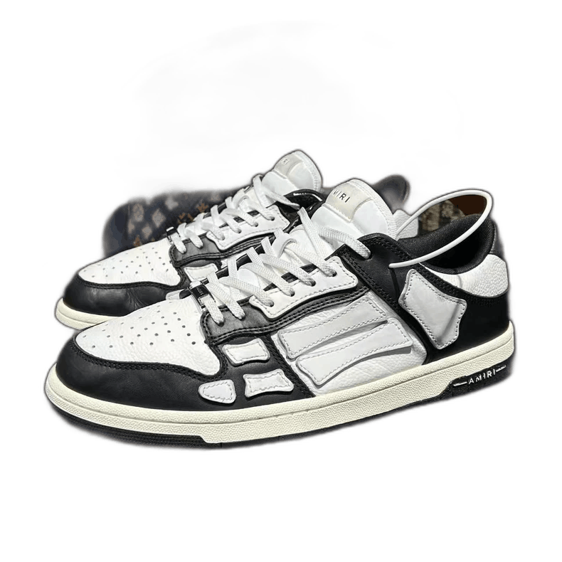 Amiri Amiri Bone Shoes Black White Edition Size US 10.5 / EU 43-44 - 1 Thumbnail