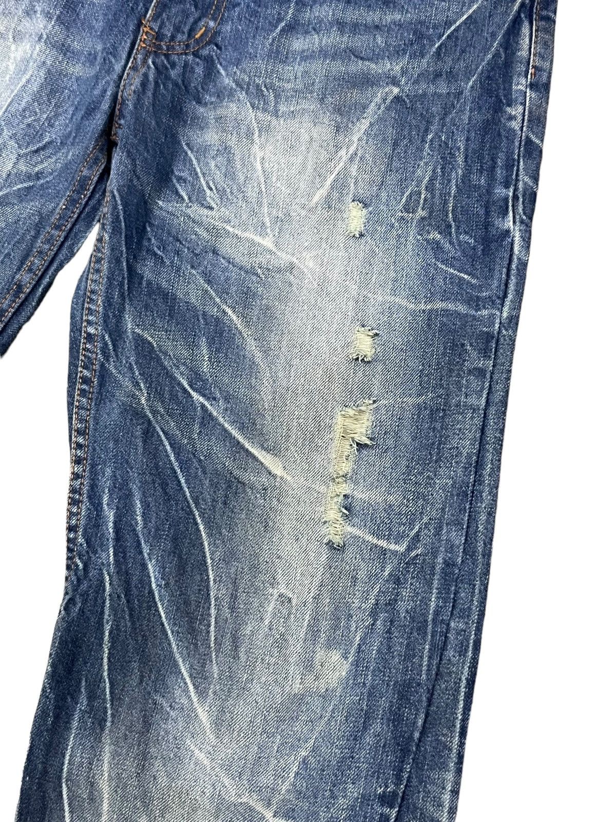 Vintage 🔥FYE💥ANTFUI PREMIUM LUXURY Distressed Punk Whiskered Flare Size US 31 - 8 Thumbnail