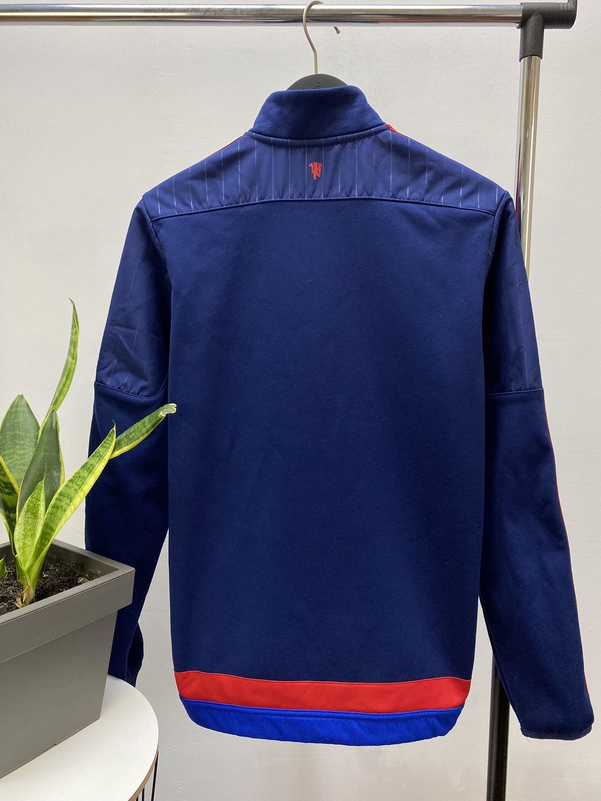 Adidas Manchester United 2015 2016 Training 1/4 Zip Top Jacket Size US S / EU 44-46 / 1 - 19 Thumbnail