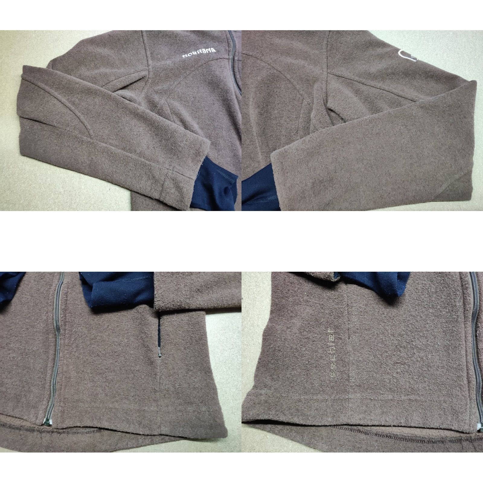 Vintage Norrona Narvik Fleece Jacket Womens Size M Trekking Hooded Polartec Brown Size M / US 6-8 / IT 42-44 - 10 Thumbnail