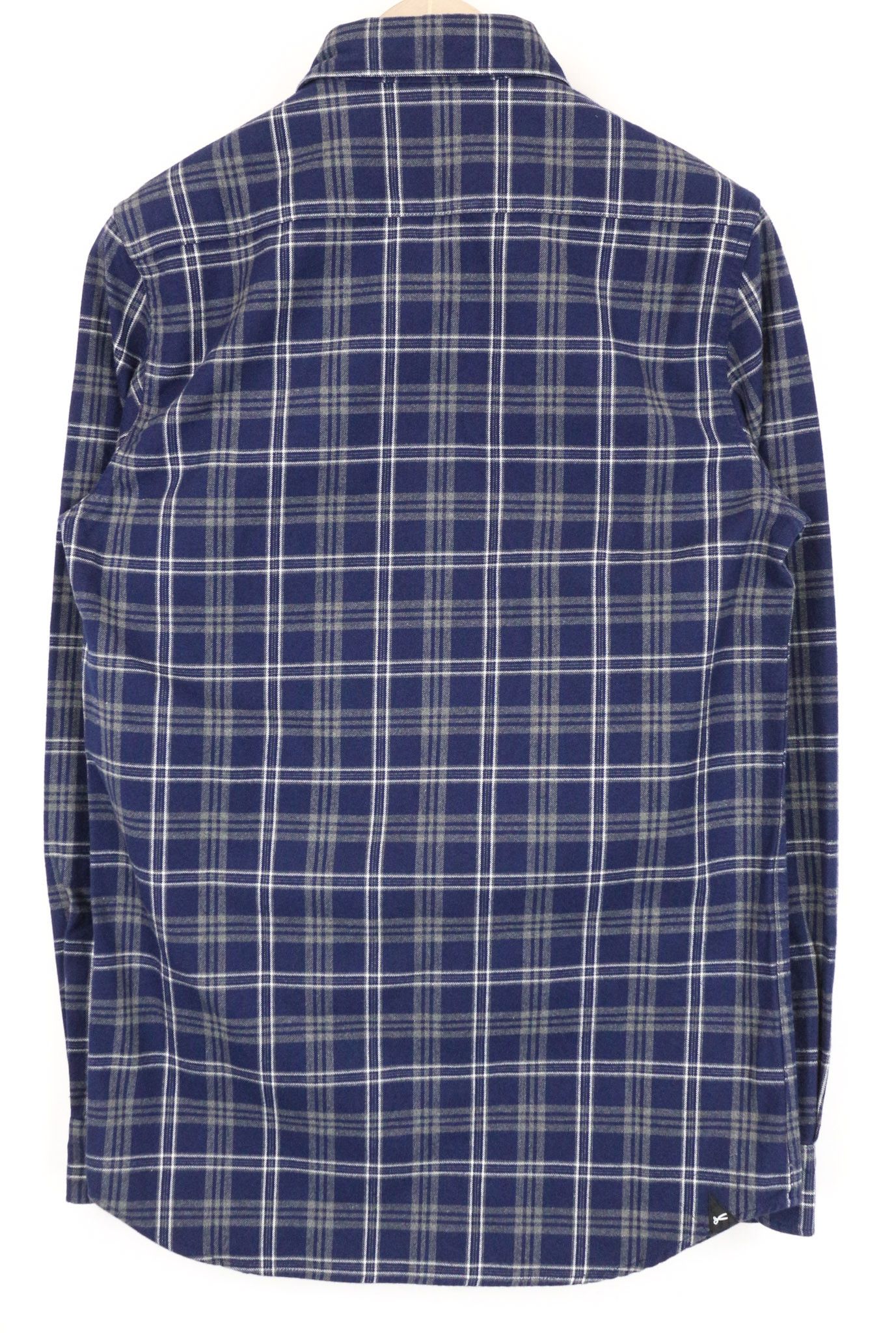 DENHAM S Navy Blue Tartan Check Button-Down Shirt 74552 Size US S / EU 44-46 / 1 - 2 Thumbnail