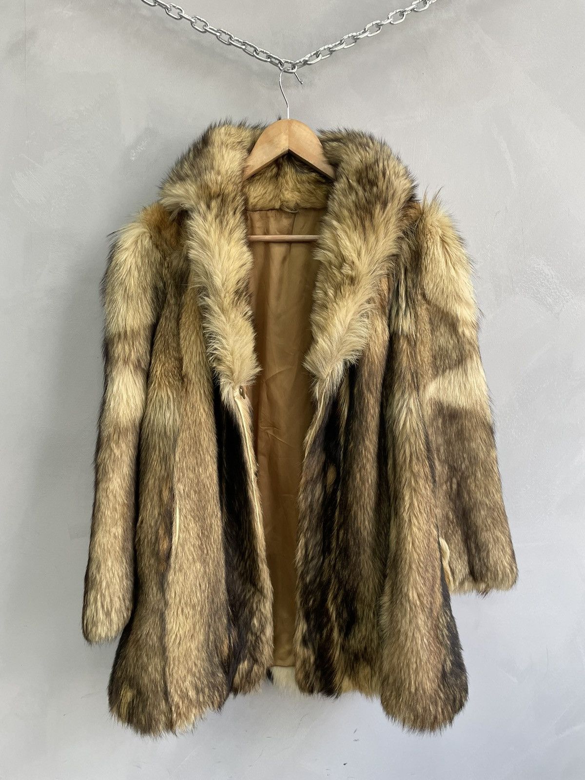 Le Grande Bleu (L.G.B.) Rare real Fur if six was nine style hype jacket coat Size US M / EU 48-50 / 2 - 5 Thumbnail