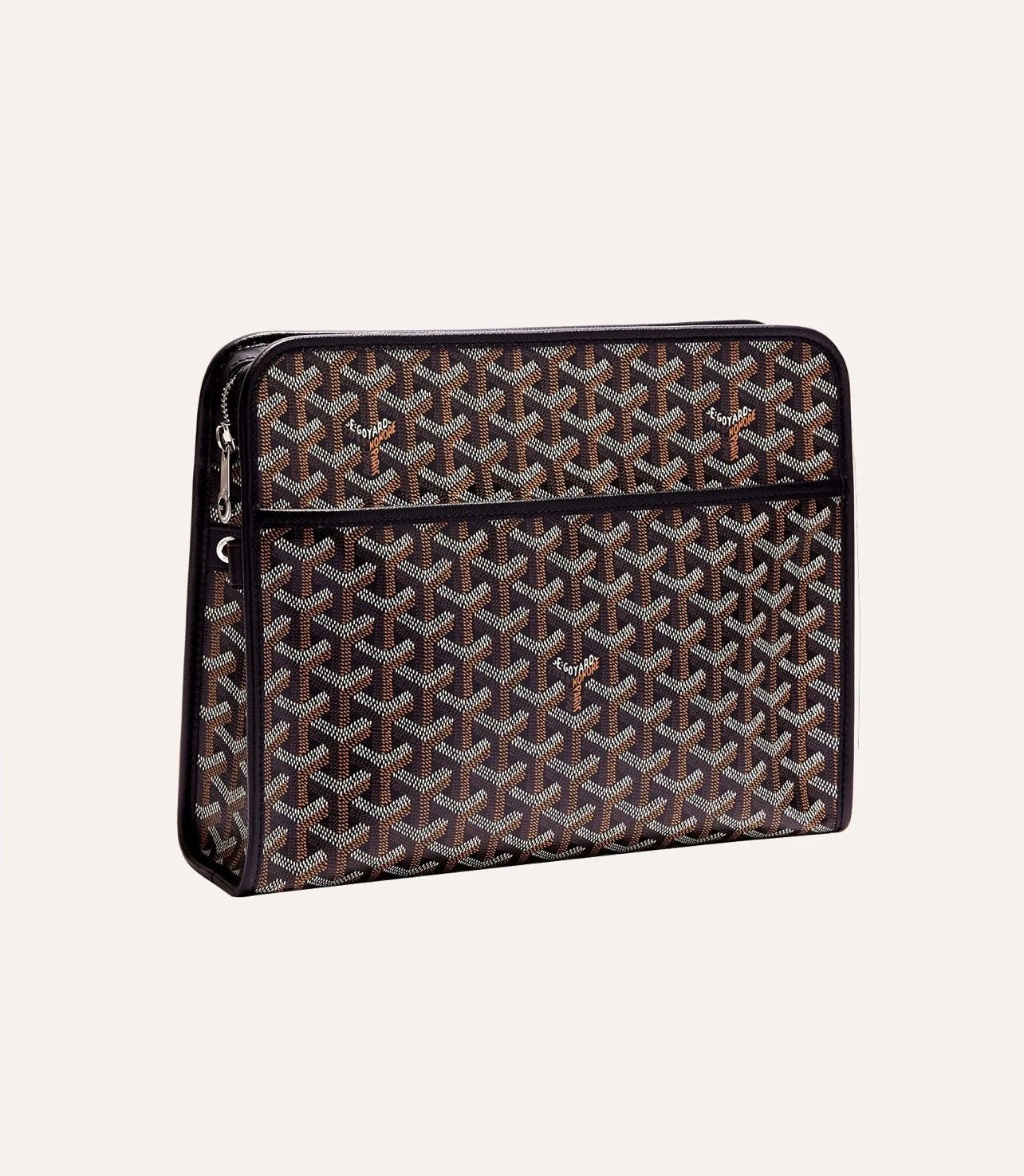 image of Goyard Jouvence Gm Toiletry Bag in Black, Men's