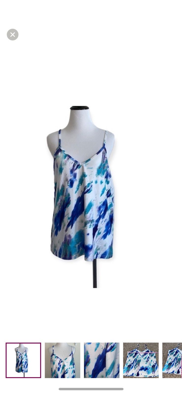 Shein Shein large tie dye print tank top Size L / US 10 / IT 46 - 1 Thumbnail