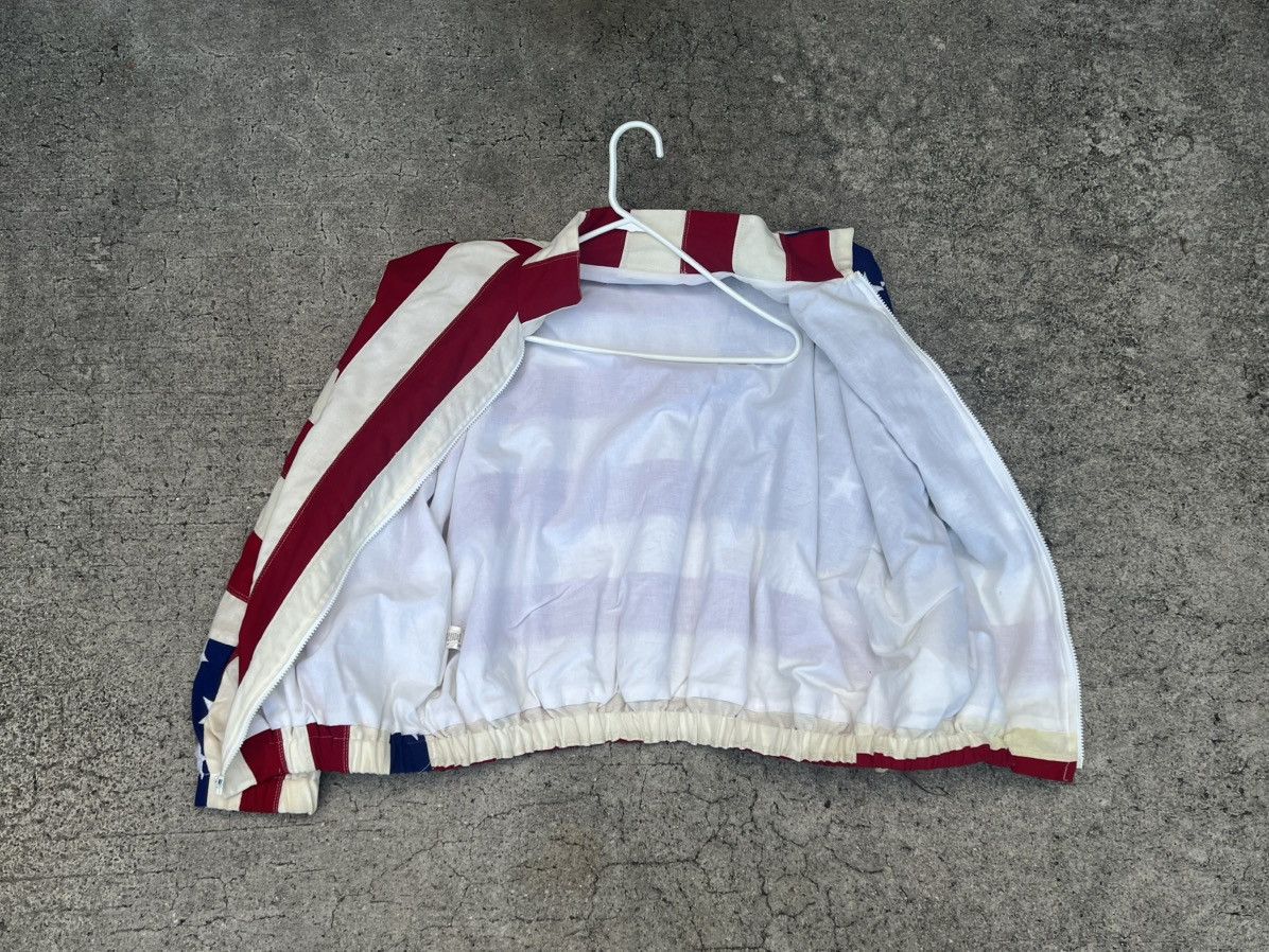 Vintage Vintage 1993 Made In USA American Flag Jacket Size US XL / EU 56 / 4 - 7 Thumbnail