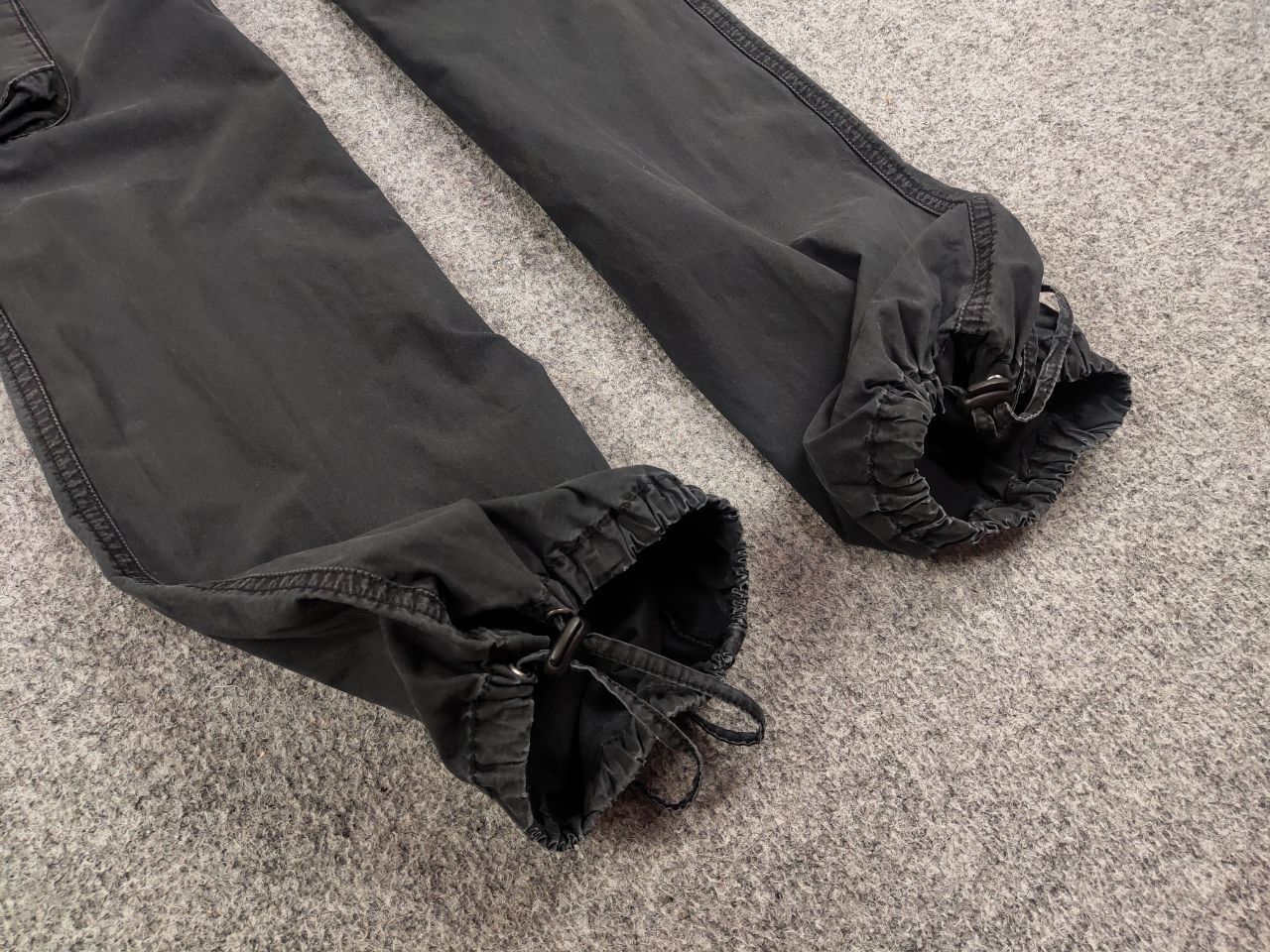 Japanese Brand Vintage 90's Japan Style Parachute Black Faded Cargo Pants Size US 30 / EU 46 - 5 Thumbnail