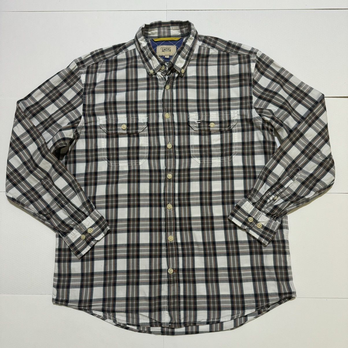 camel active Camel Active Men’s Shirt Multicoloured Regular Fit Button Up Size US L / EU 52-54 / 3 - 1 Thumbnail