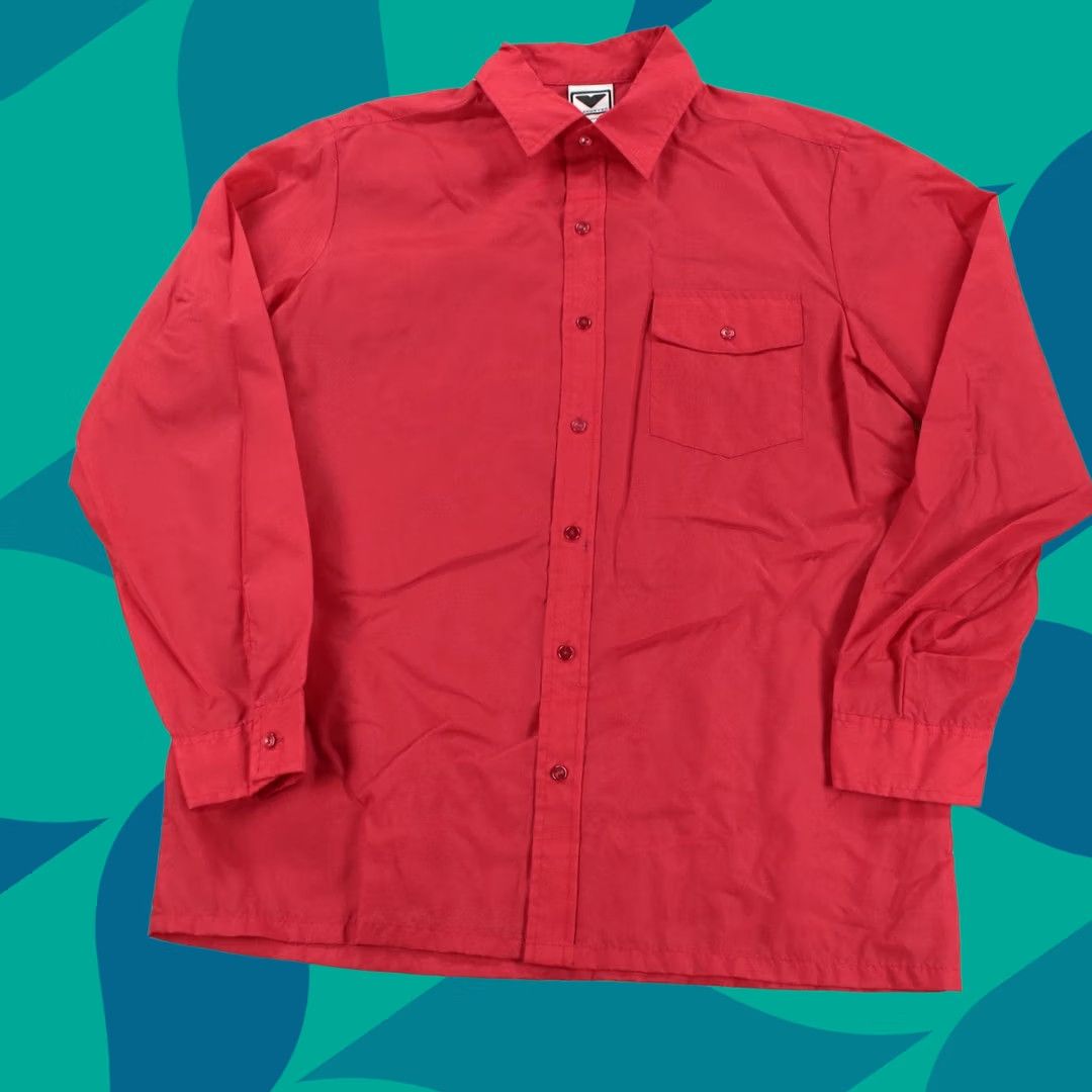 Obermeyer OBERMEYER wind jacket vtg red windbreaker button up shirt SMALL nylon 80s 90s Size US S / EU 44-46 / 1 - 1 Thumbnail
