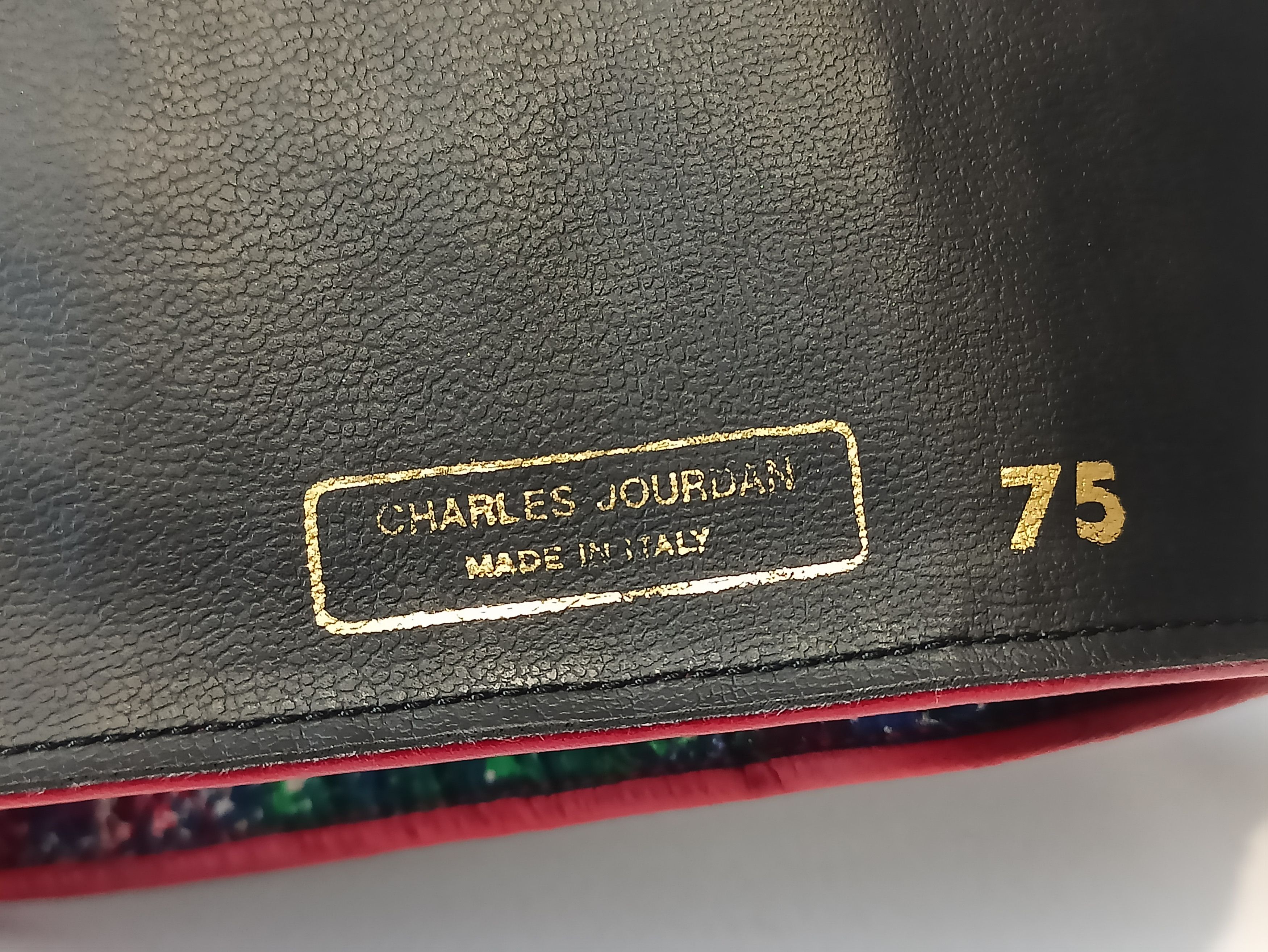 Charles Jourdan × Vintage Charles Jourdan belt red wide vintage Italy Size ONE SIZE - 4 Thumbnail