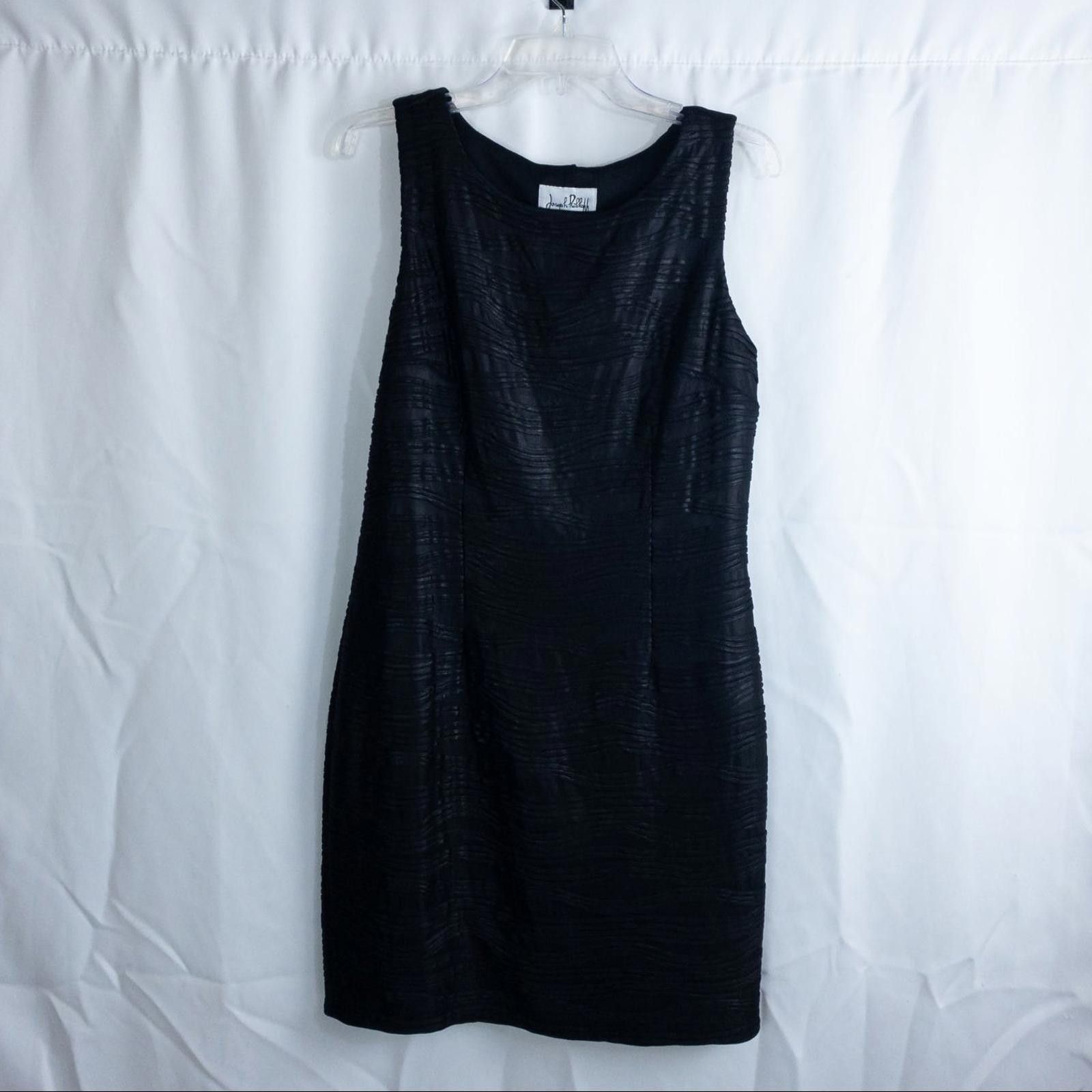 Other Joseph Ribkoff Vintage Black Pleated Dress Womens 10 Small Size S / US 4 / IT 40 - 1 Thumbnail