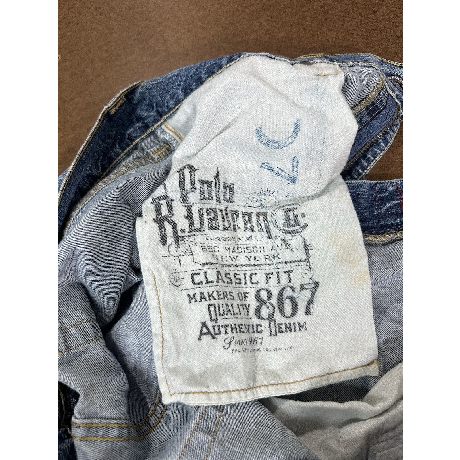 Polo Ralph Lauren Vintage Men’s Polo Ralph Lauren Denim Pants Jeans Classic 86 Size US 36 / EU 52 - 7 Thumbnail