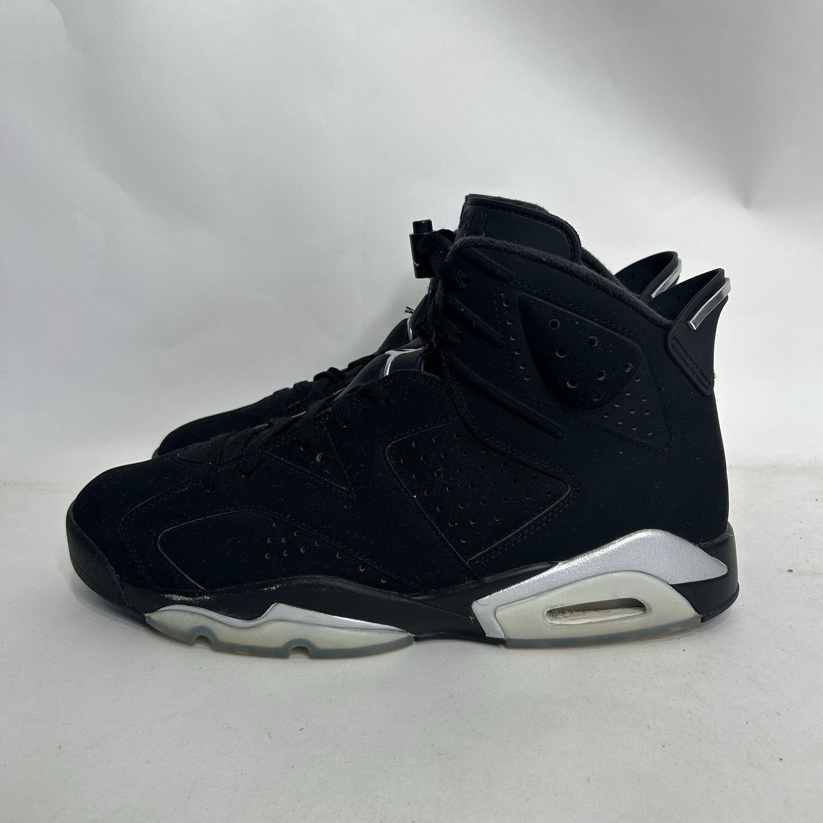 Jordan Brand Nike Air Jordan 6 Retro OG “Chrome/Black Silver” Size US 11.5 / EU 44-45 - 6 Thumbnail