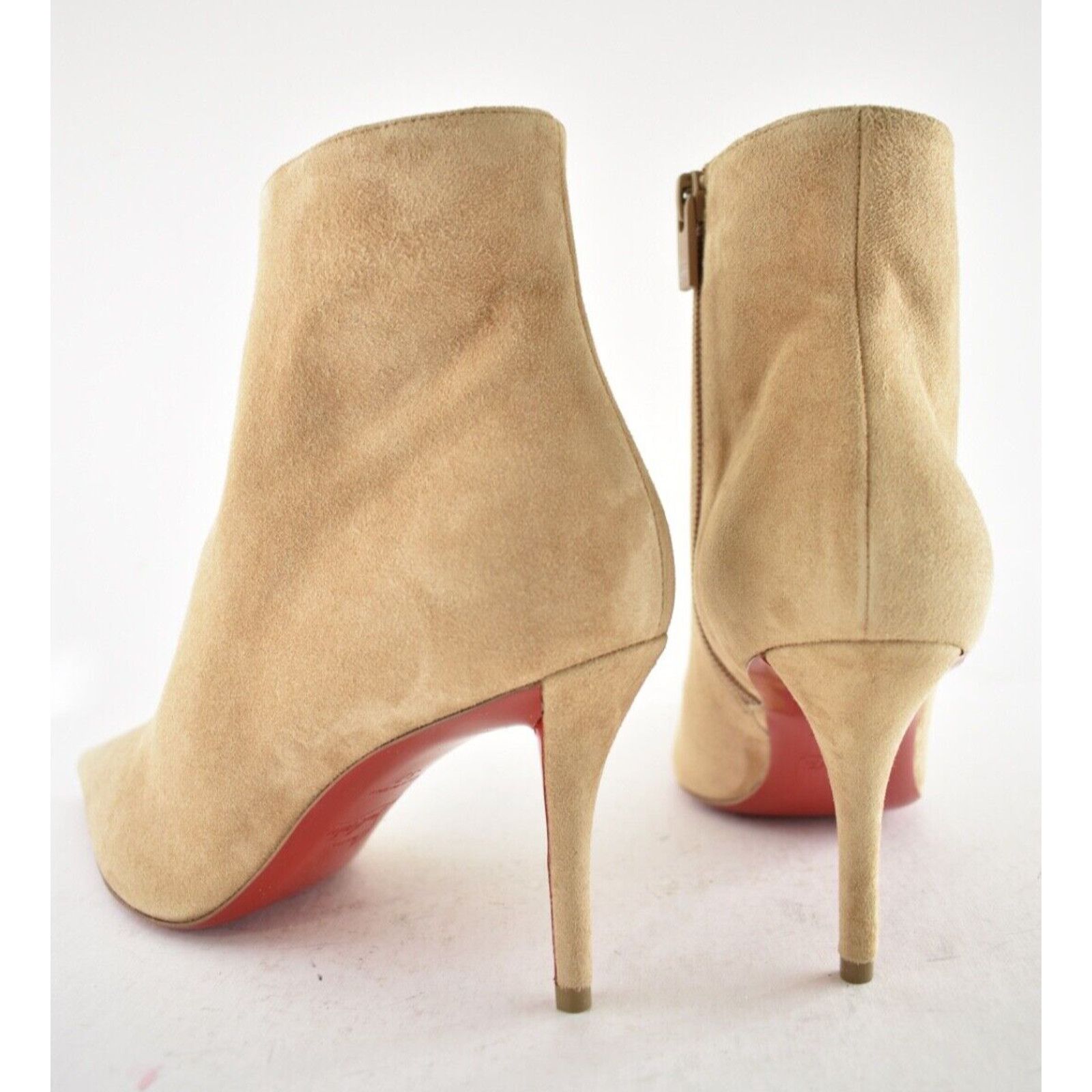 Christian Louboutin Christian Louboutin So Apostropha Booty 80 Beige Suede Size US 7 / IT 37 - 15 Thumbnail