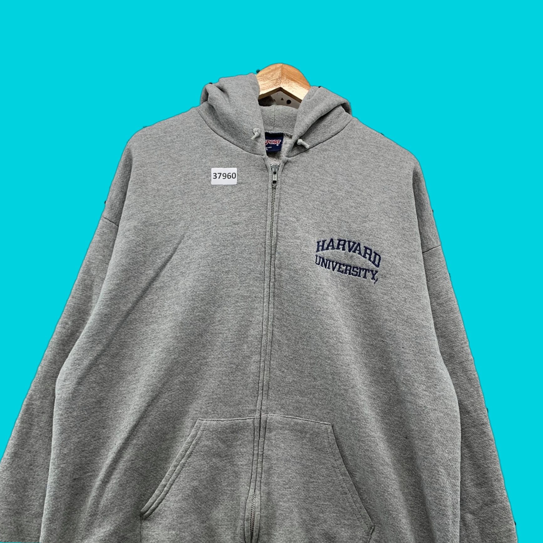 Jansport VINTAGE Harvard University Hoodie Zip Sweatshirt Mens XL Gray JanSport 90s University Full Zip Sweatshirt Mens XL Gray 90s Harvard University Size US XL / EU 56 / 4 - 1 Thumbnail
