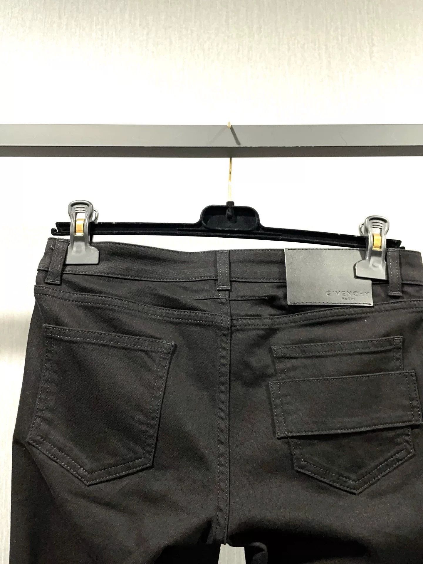 Givenchy GIVENCHY Black Zipper Design Skinny Jeans Size US 38 / EU 54 - 8 Thumbnail